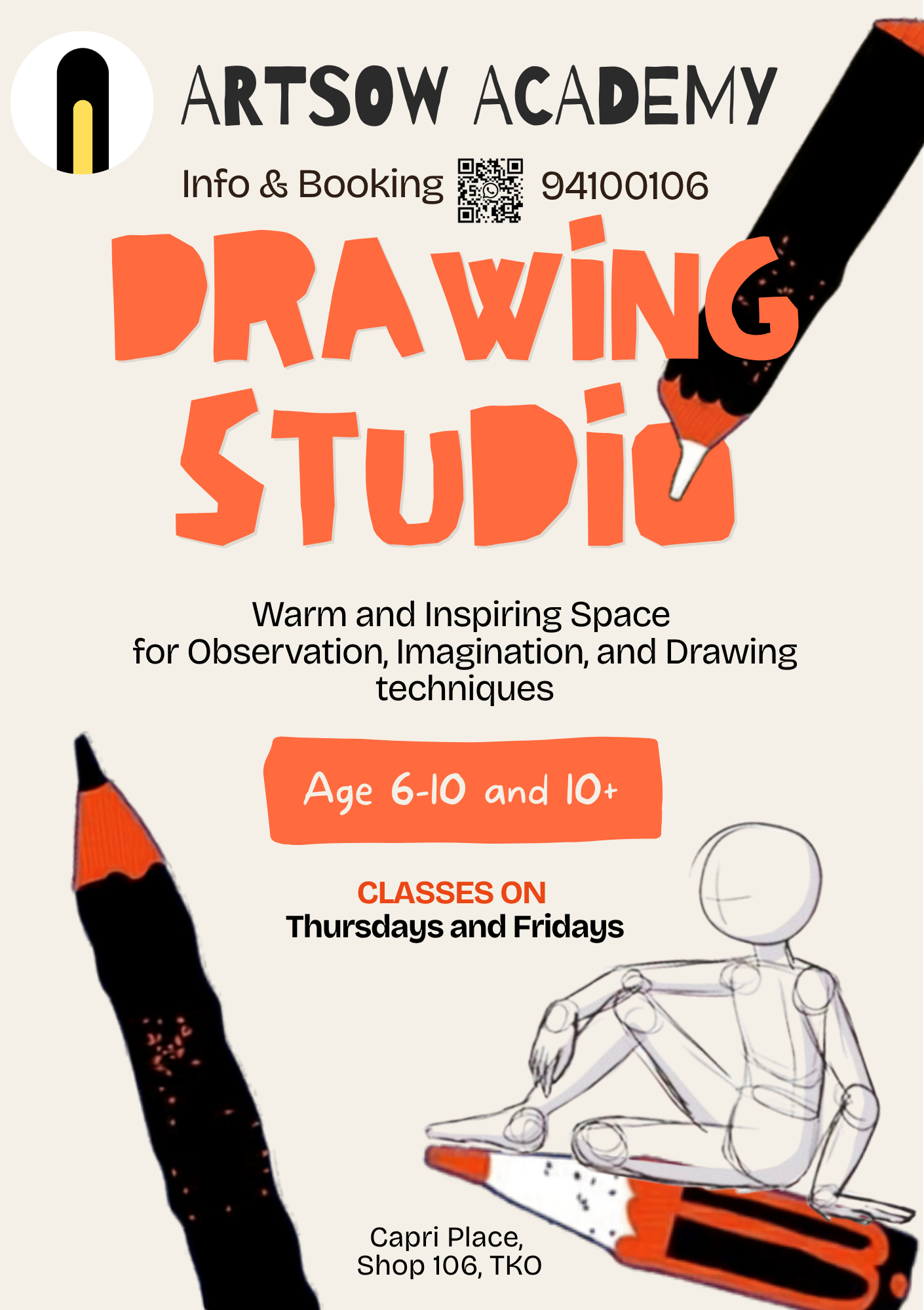 Drawing Studio flyer