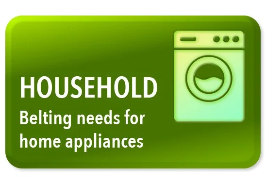 Household appliance belts