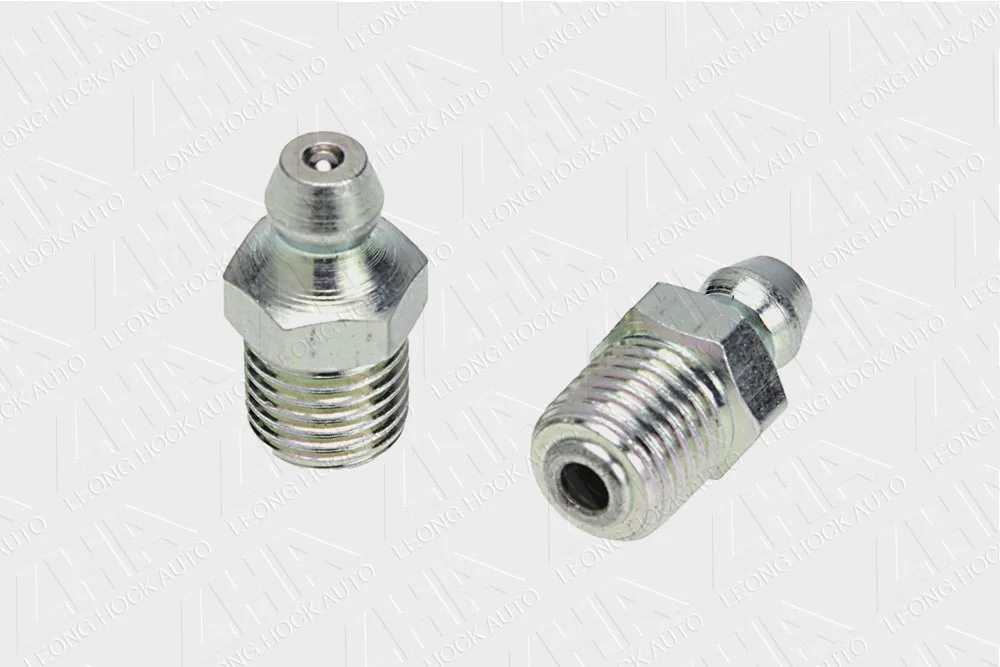 Straight angled grease nipple