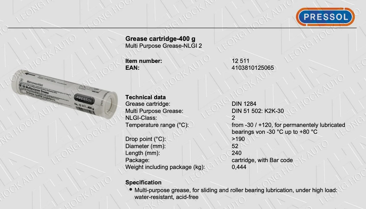 Multi-purpose Cartridge Spec Sheet