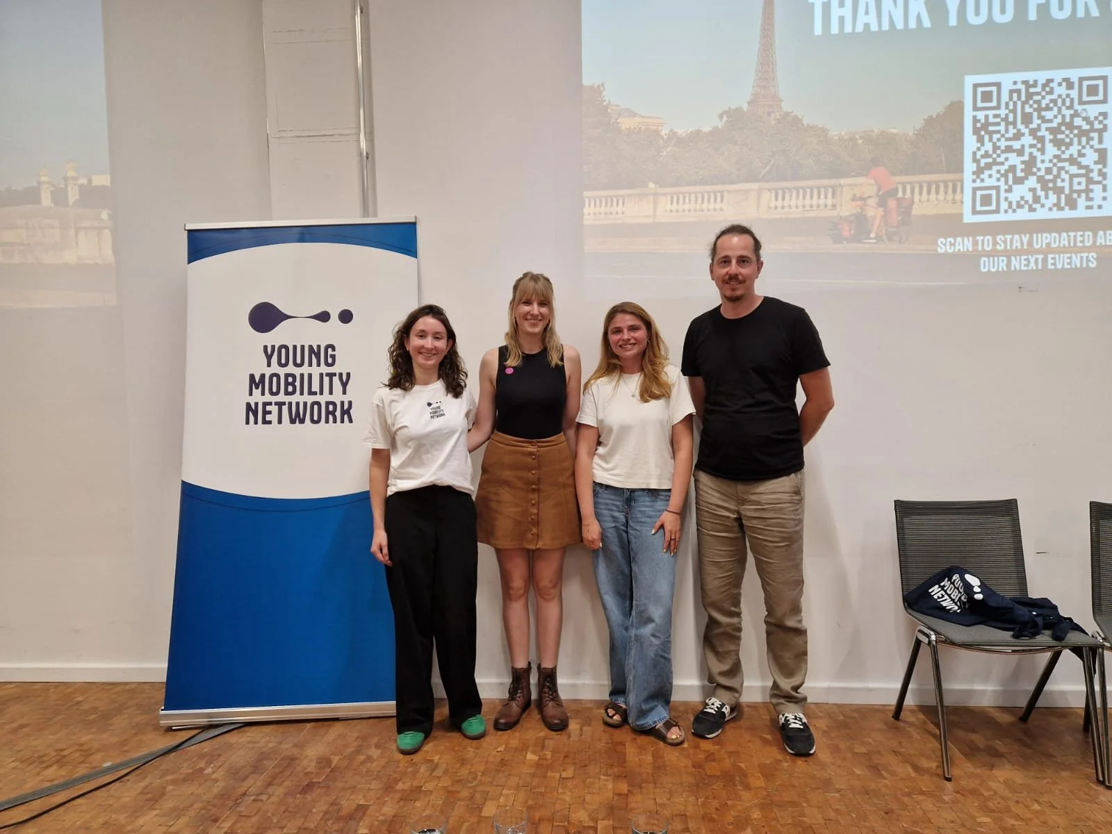 "Cycling Cities" Movie Night Panelists at EUREF CAMPUS 07.2026 © Philipp Ehner
