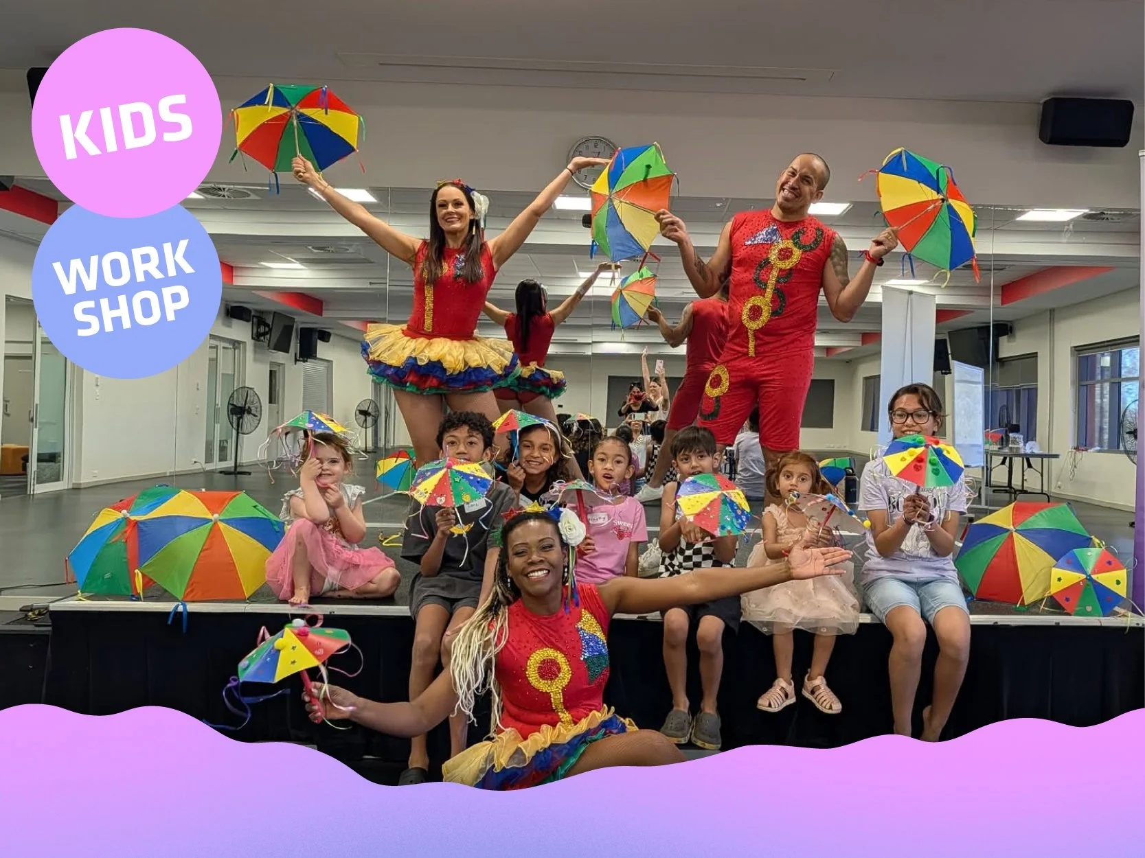 Frevo Umbrella Workshop with Apoteozzy Samba