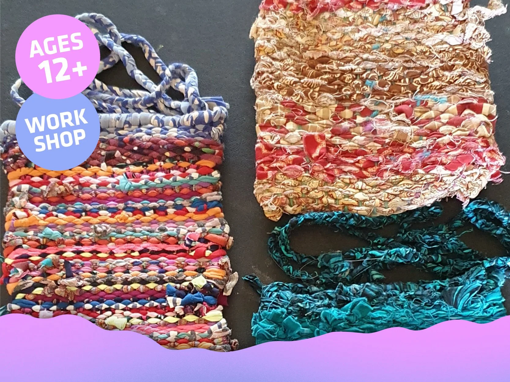 Small Scraps - Big Impact Workshop: Rag Weaving Bags