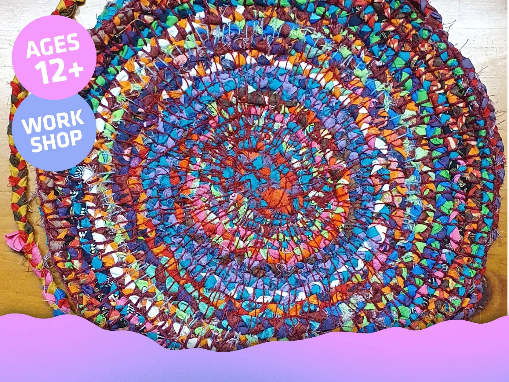 Small Scraps - Big Impact Workshop: Braided Placemats