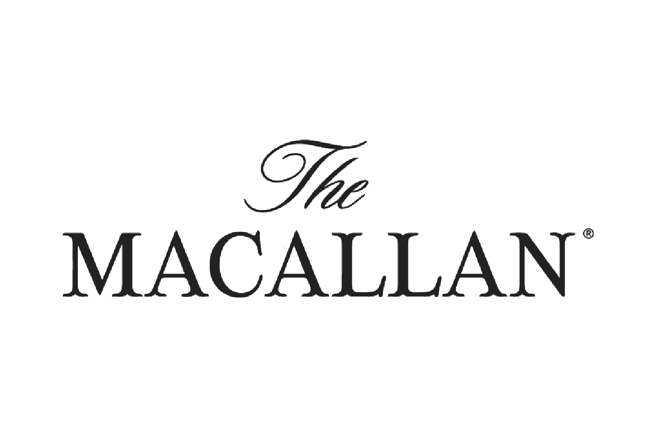 Logo of The Macallan, a whiskey brand.