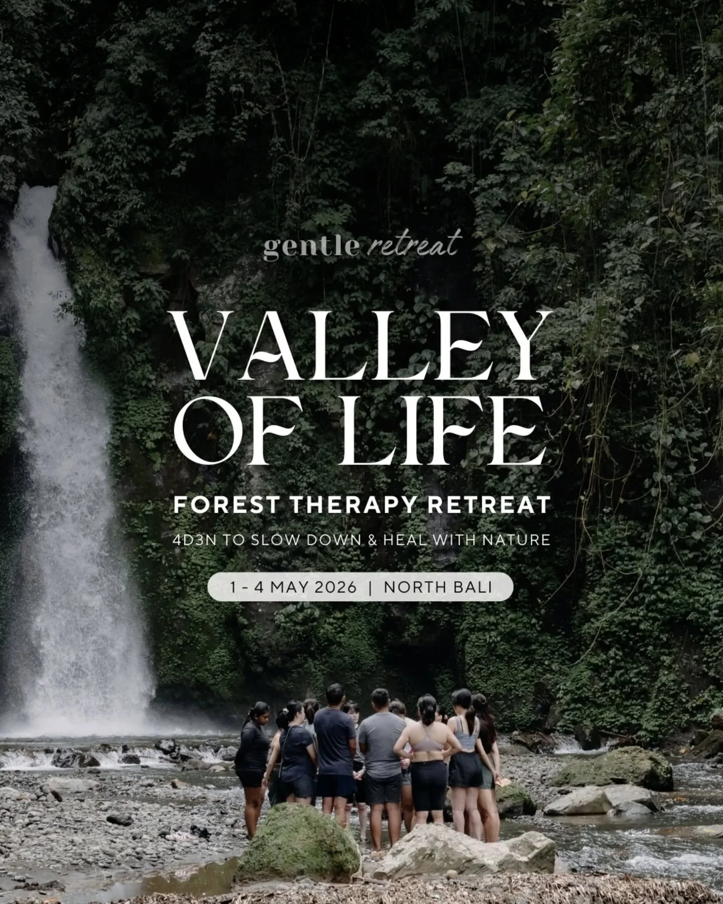 Comment 'valley' to claim a thank-you voucher (limited!) and we will send you more details via DM.

This is our 4th year running forest therapy retreats and every journey has rooted us more into the mission of softening hearts and healing relationshi
