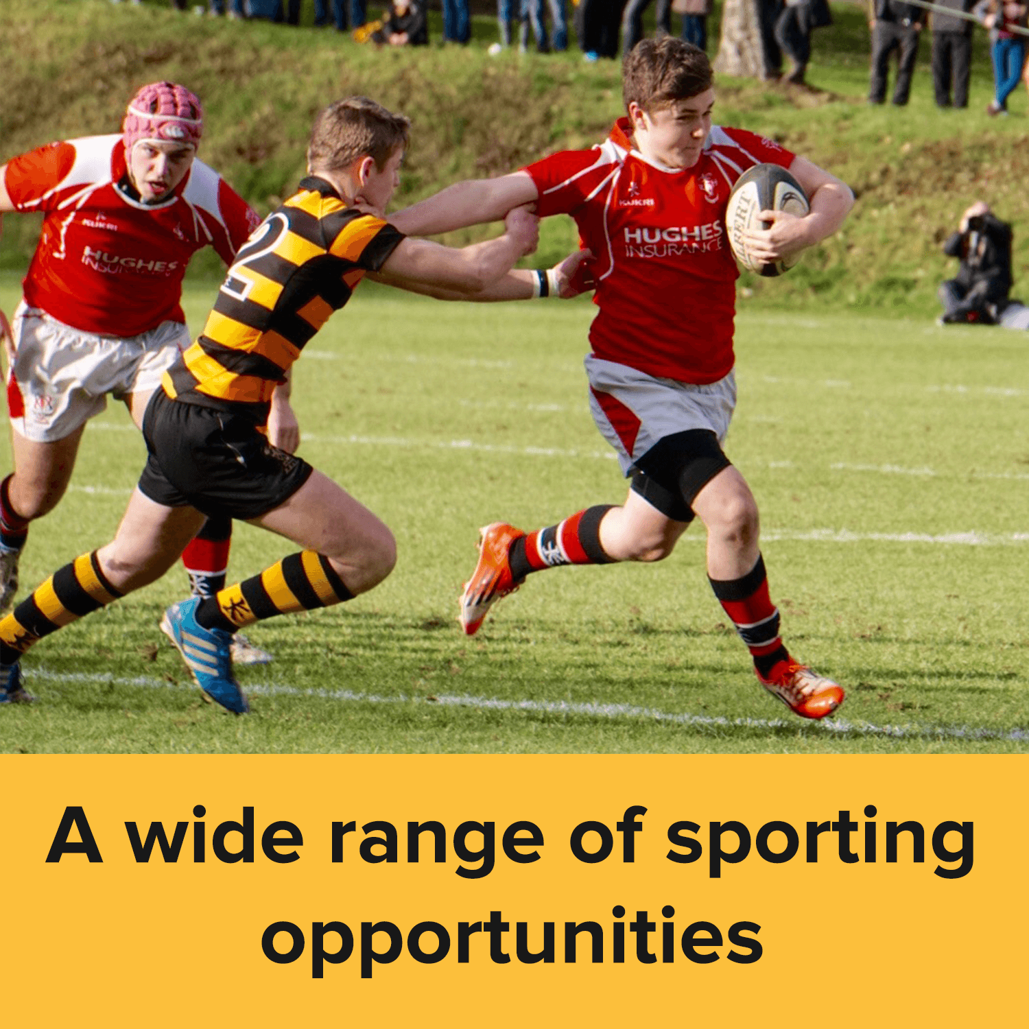 A wide range of sporting opportunities