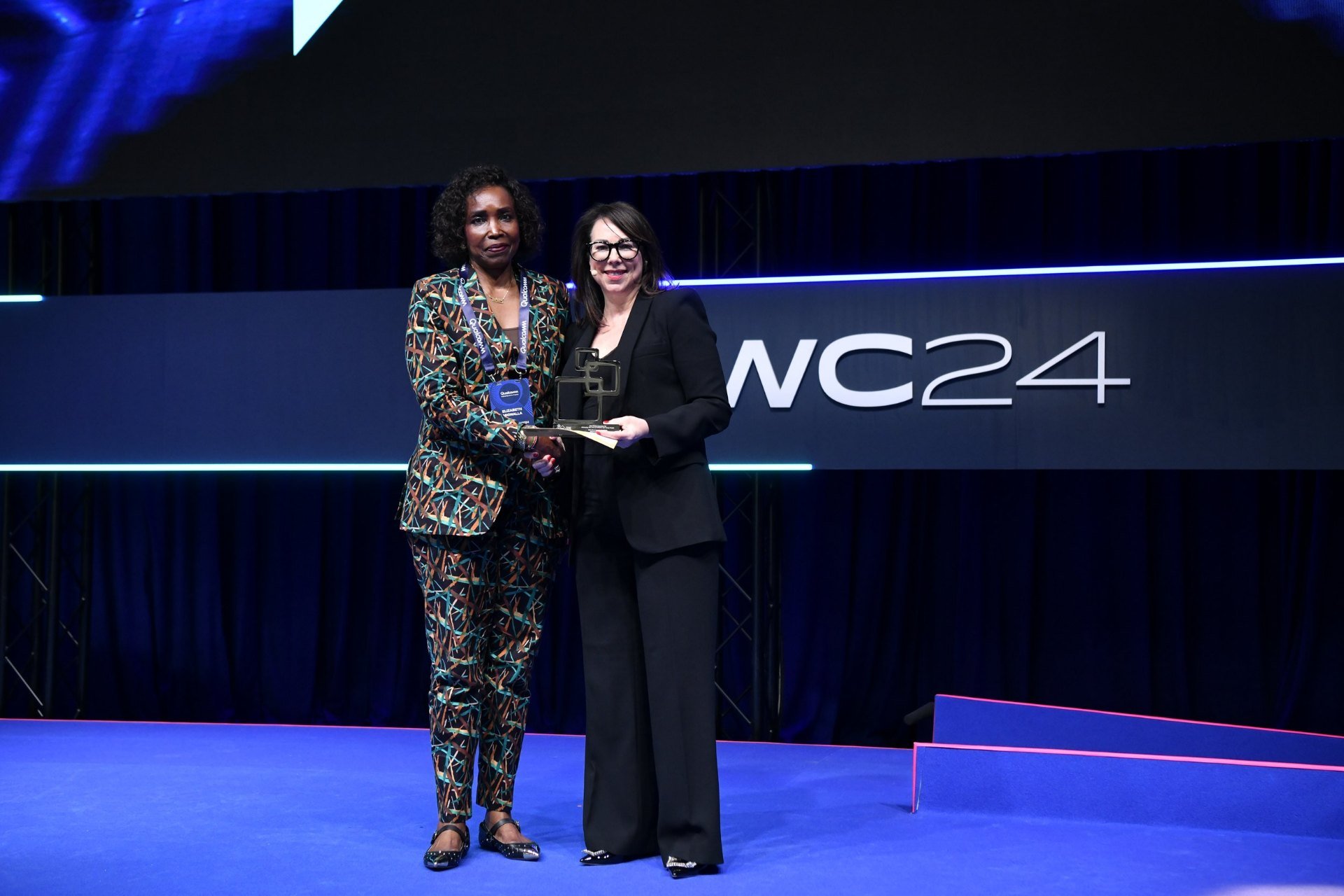 Award presentation at Mobile World Congress 2024