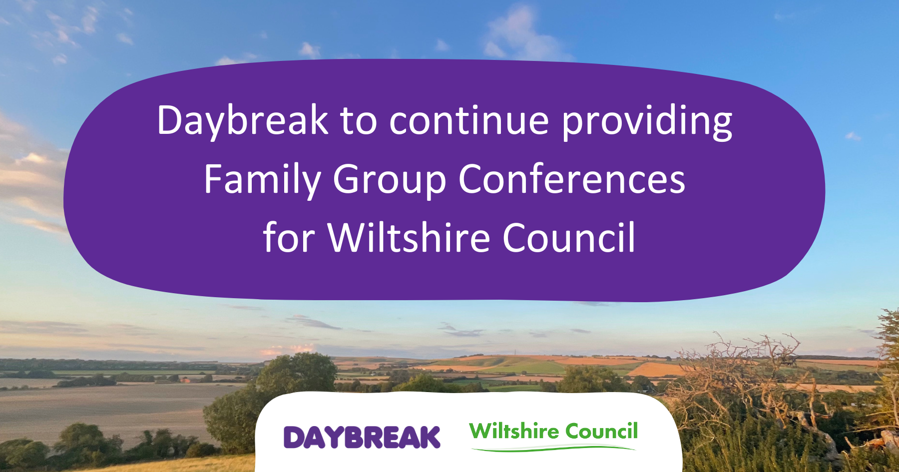 Daybreak to continue providing Family Group Conferences for Wiltshire Council for a further three years