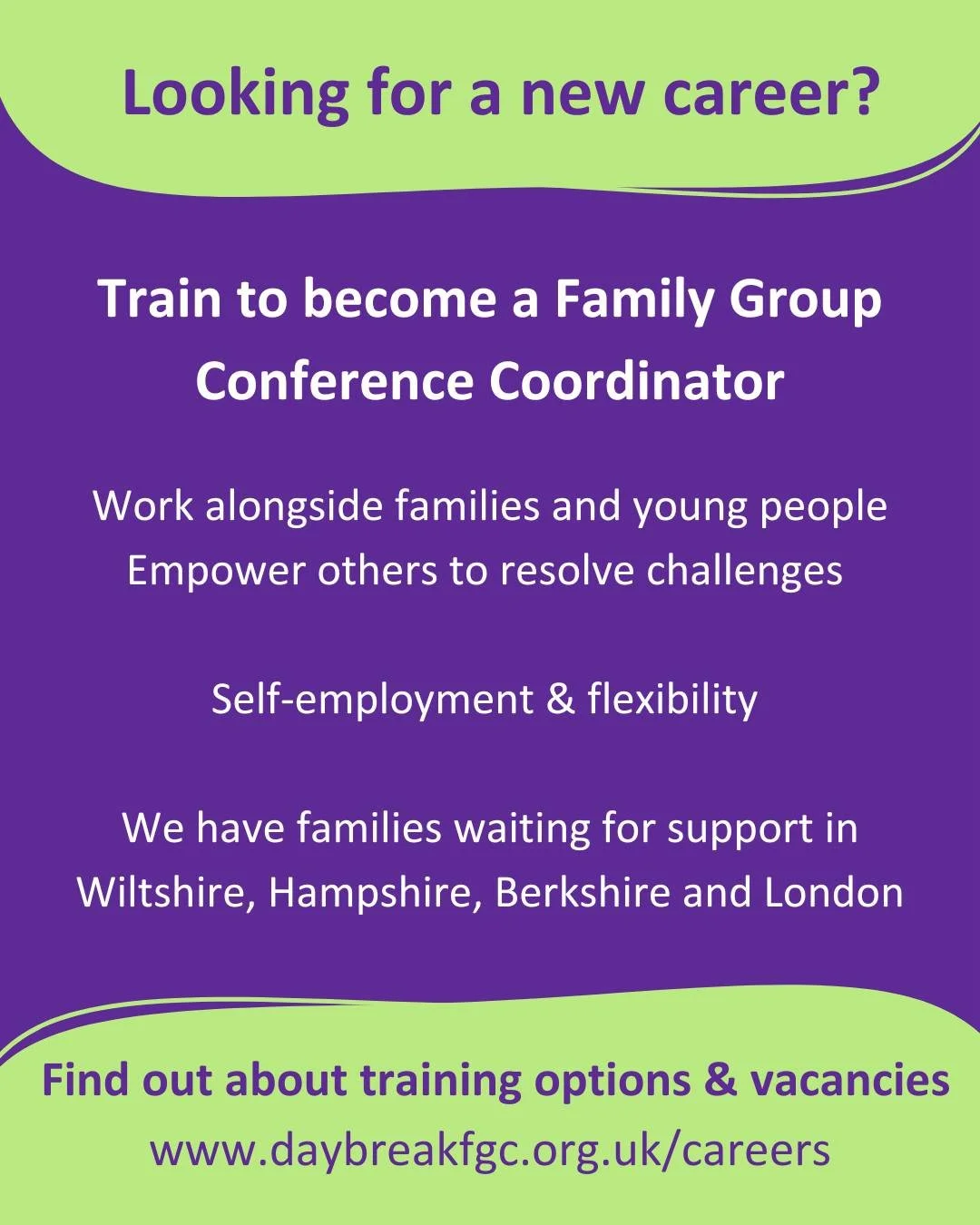 We’ve updated the way we recruit self-employed Family Group Conference Coordinators.
We now have fixed application windows, and the current one closes on 24 October 2025. If you’re thinking about joining our team (whether you’re al