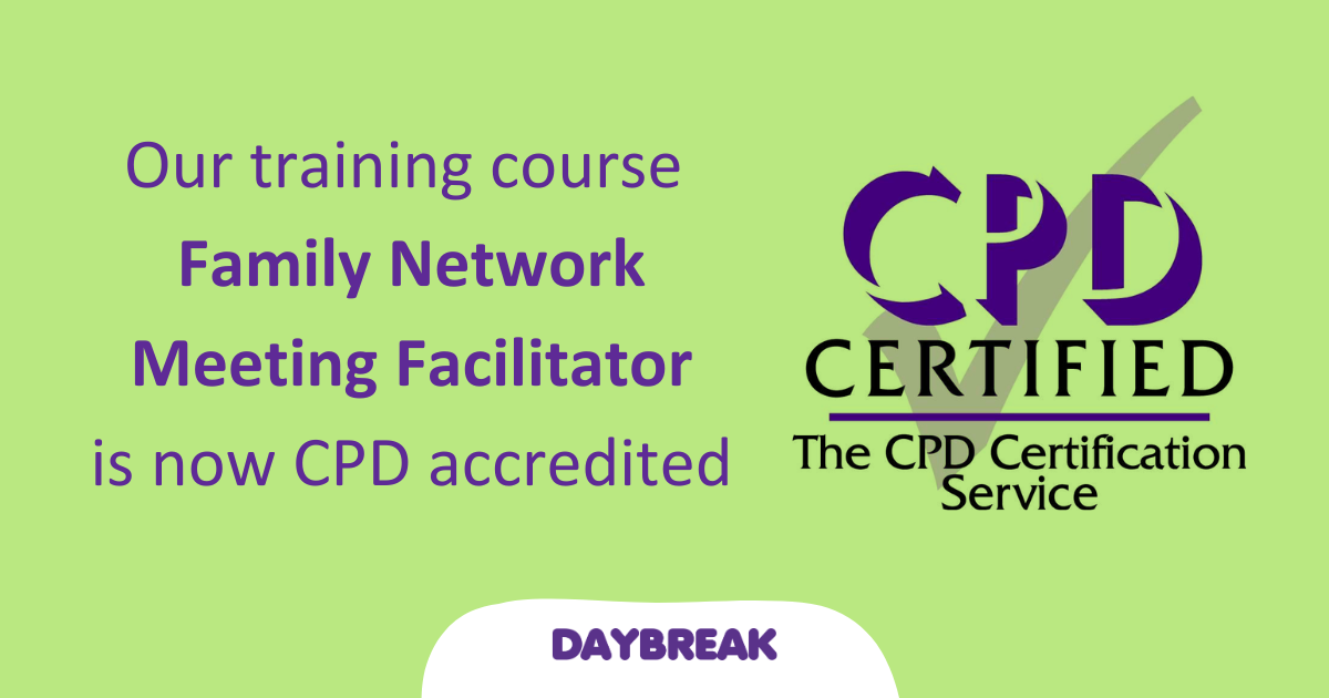 Our Family Network Meeting Facilitator training course is now CPD Accredited
