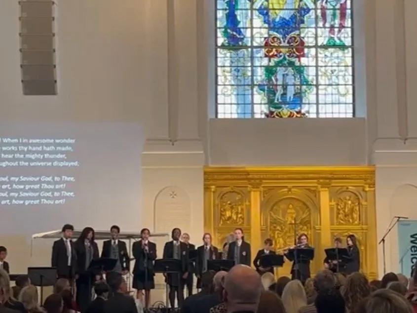 Twyford High School sing at CofE National Society of Education Annual Conference