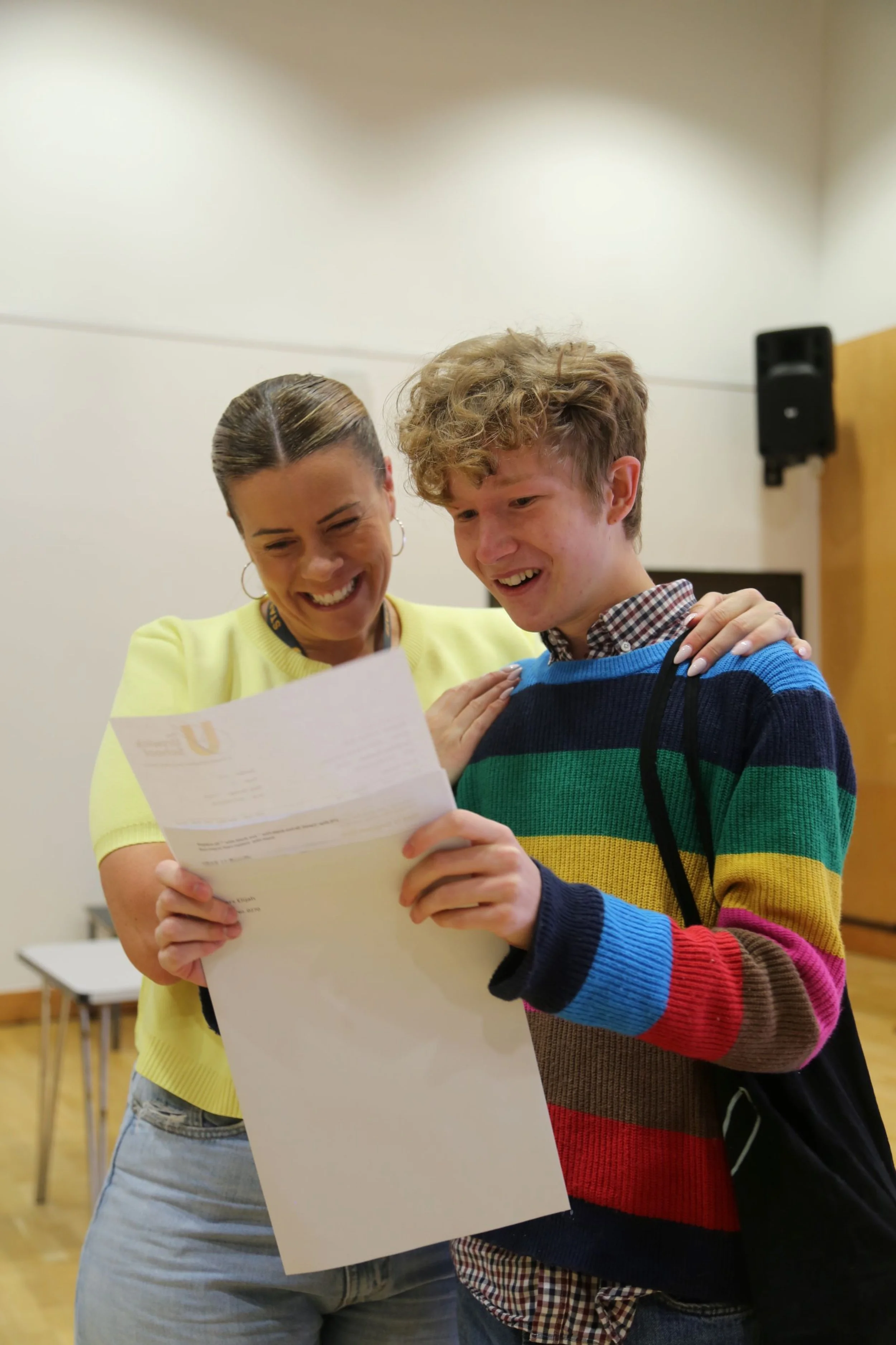 Elijah Summers with Rebecca King - Head of Year 11.JPG