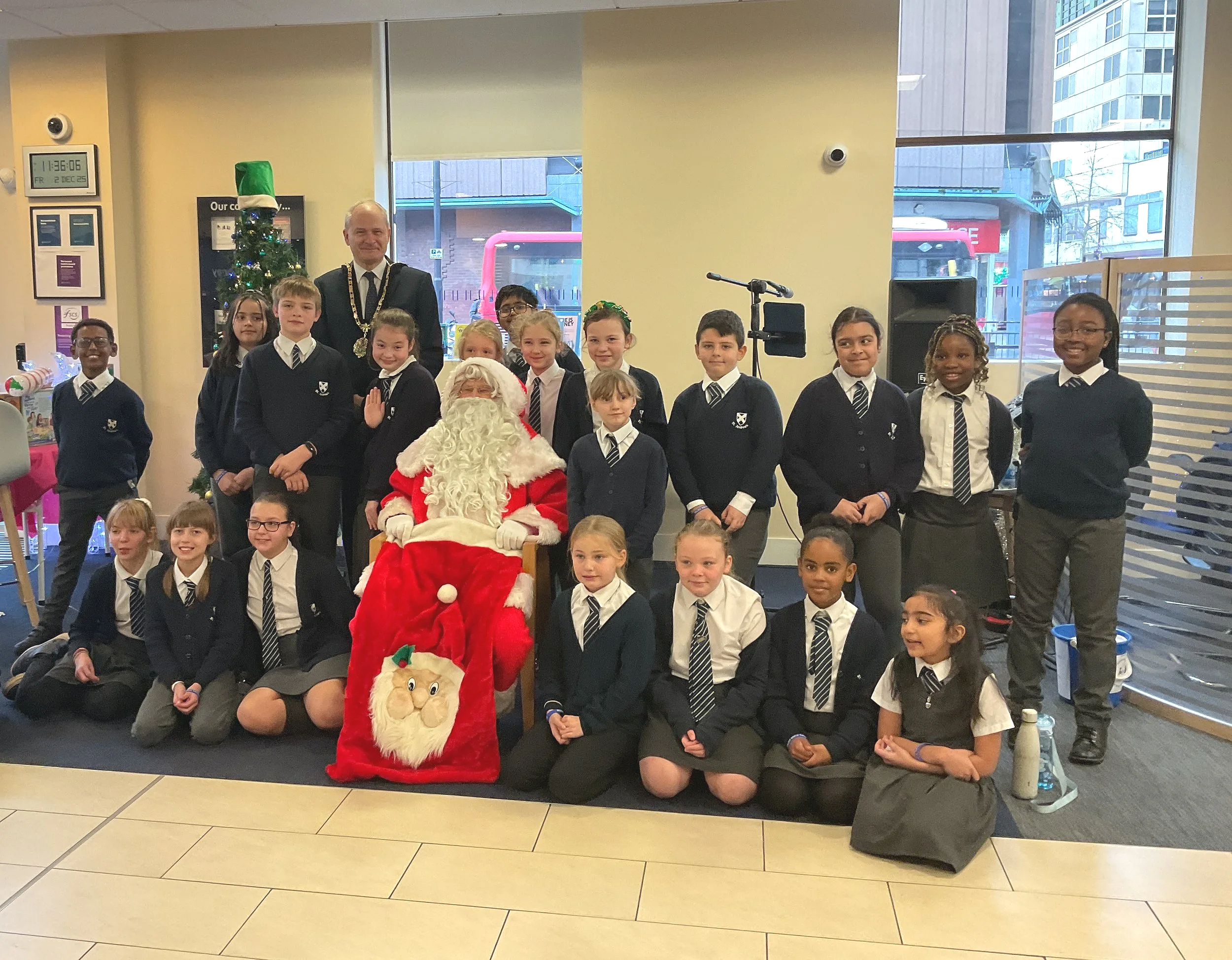 Choir performances by St Andrews Church of England Primary School, Uxbridge