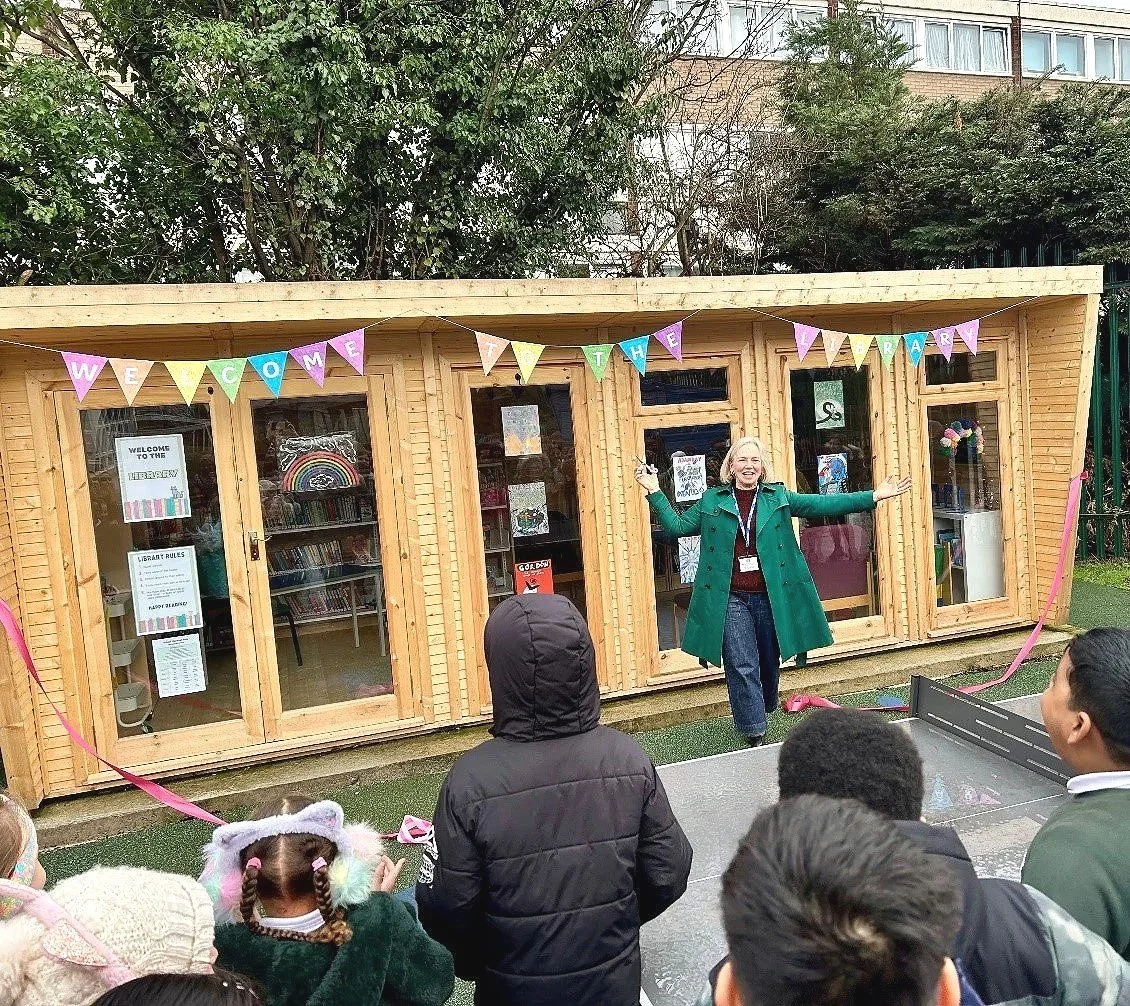 Brand New Library Cabin Opened at Stepney Greencoat C of E Primary School, Limehouse