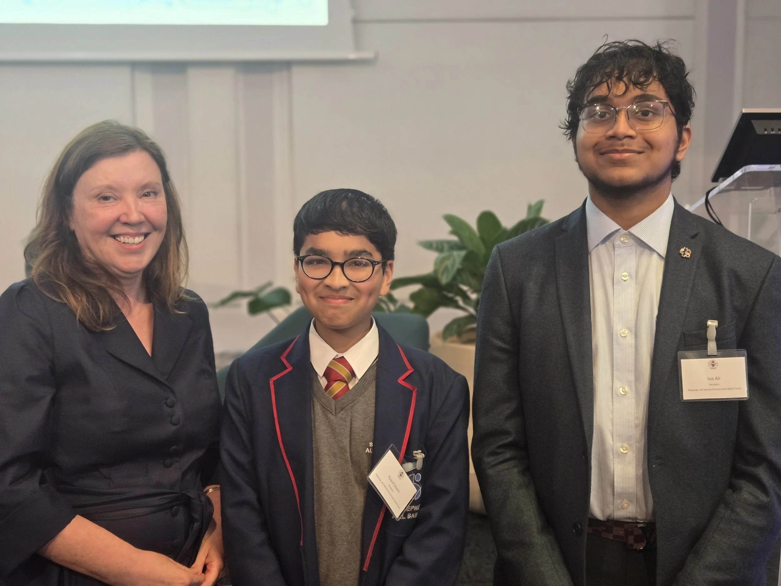 Stepney All Saints Students Speak at Wisdom in a ‘Wired World’ Conference