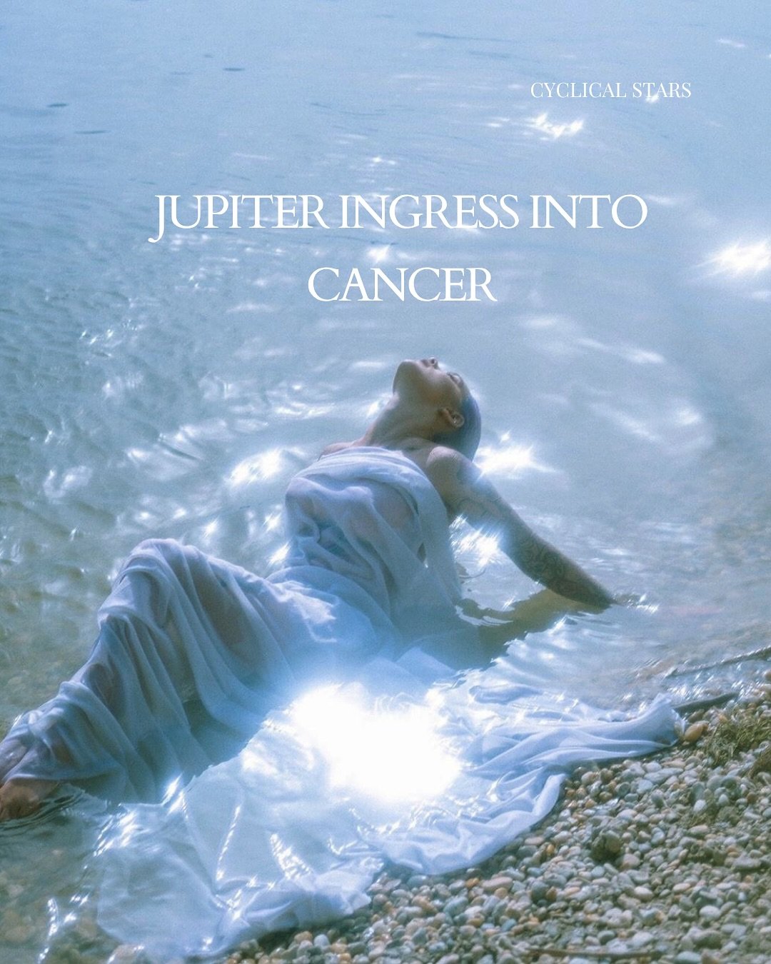 Jupiter ingress into Cancer – 10th of June at 7:02am AEST
Juppiiiiii, how I love you! And ohhhhh how I love Cancer, this archetype is everything.
I’ve honestly been looking forward to this transit for so long now. I’ve been chatti