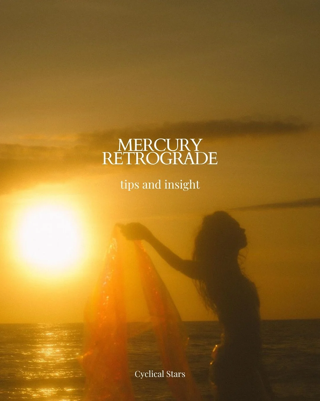 Hello my loves &mdash; 

Mercury is on the move! Let&rsquo;s have chat about how this can be the best time for re-evaluation! It&rsquo;s not something to fear but rather a beautiful time to re-vamp your life in the most magical way.

I have some tips