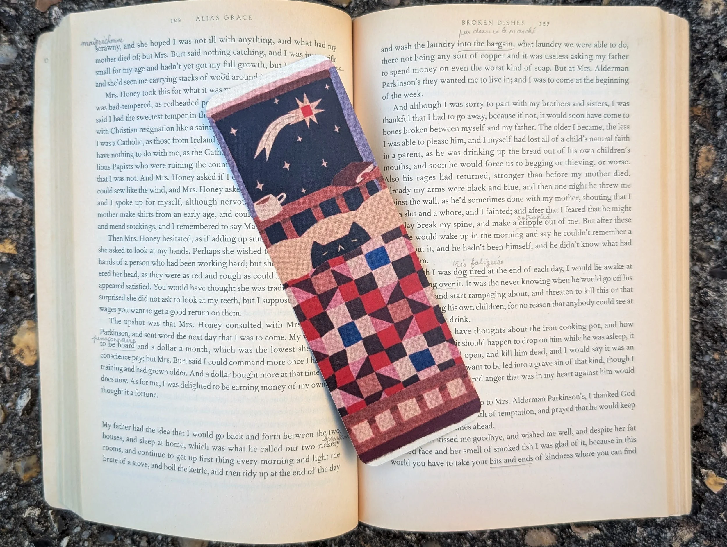 Bedtime bookmark