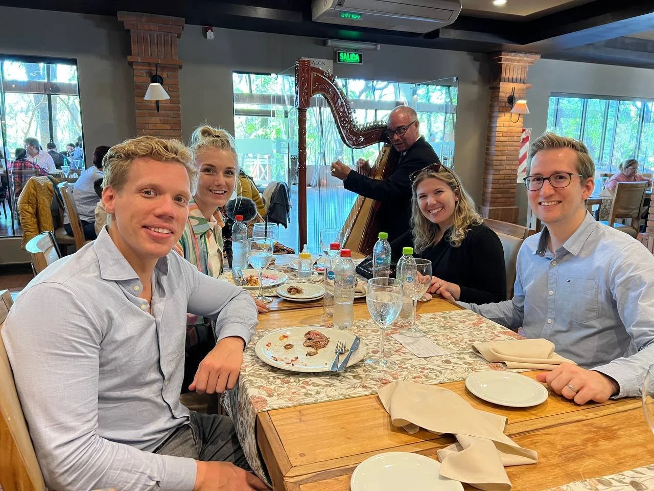 Bbq, harp en gezelligheid