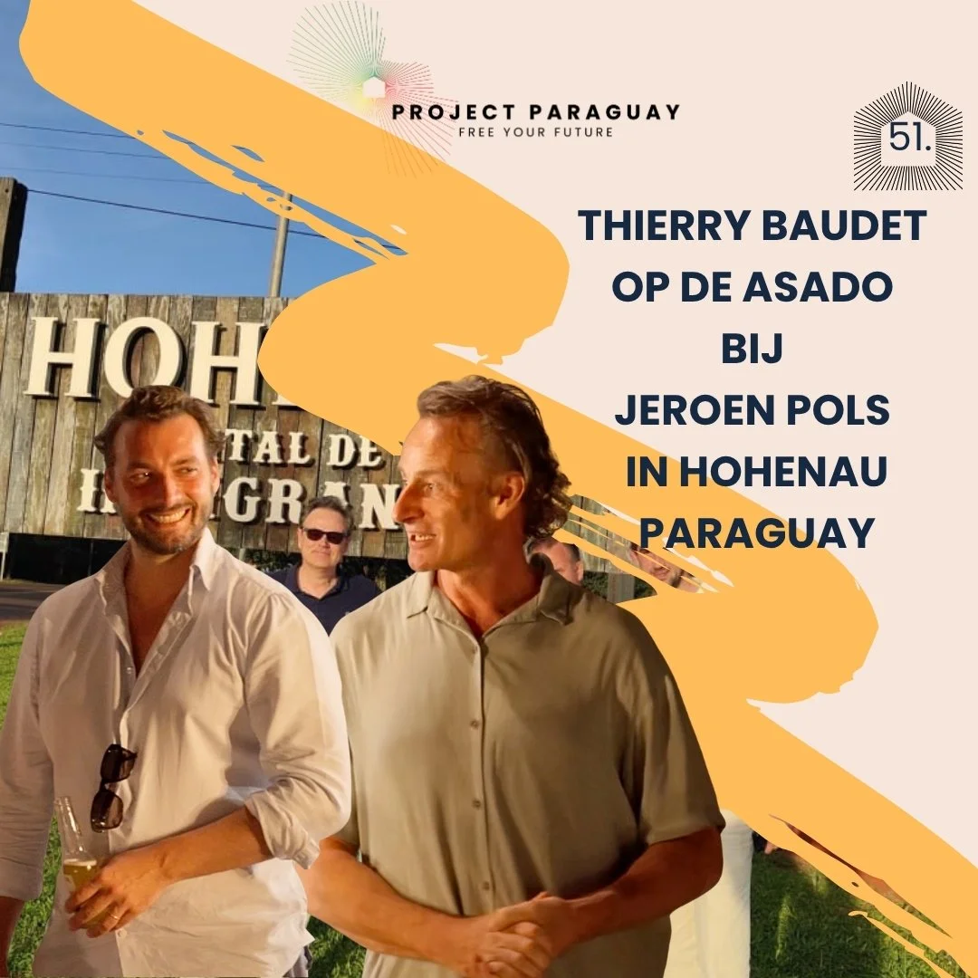 Thierry Baudet op de asado bij Jeroen Pols in Hohenau, Paraguay!