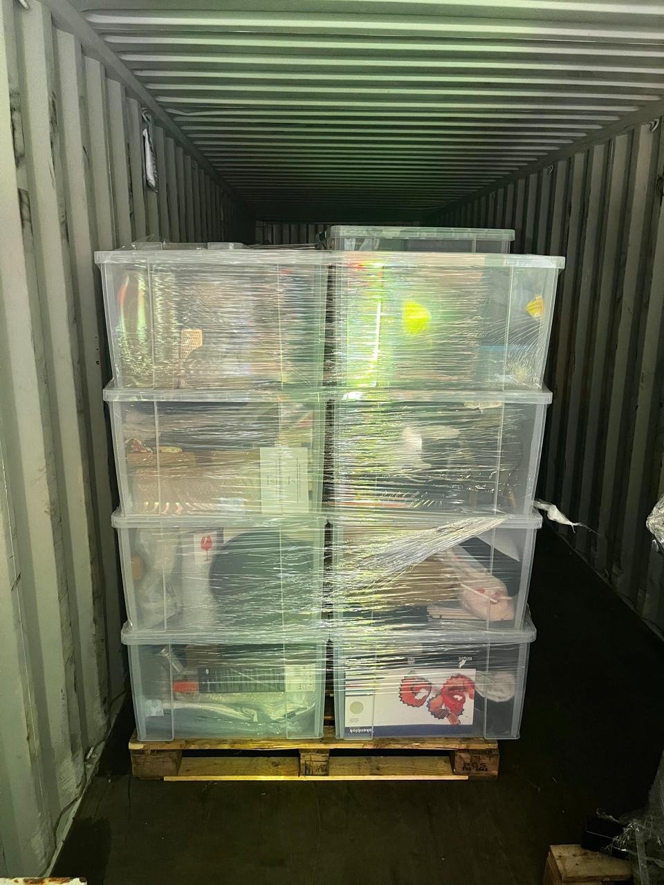 mooi ingepakte container