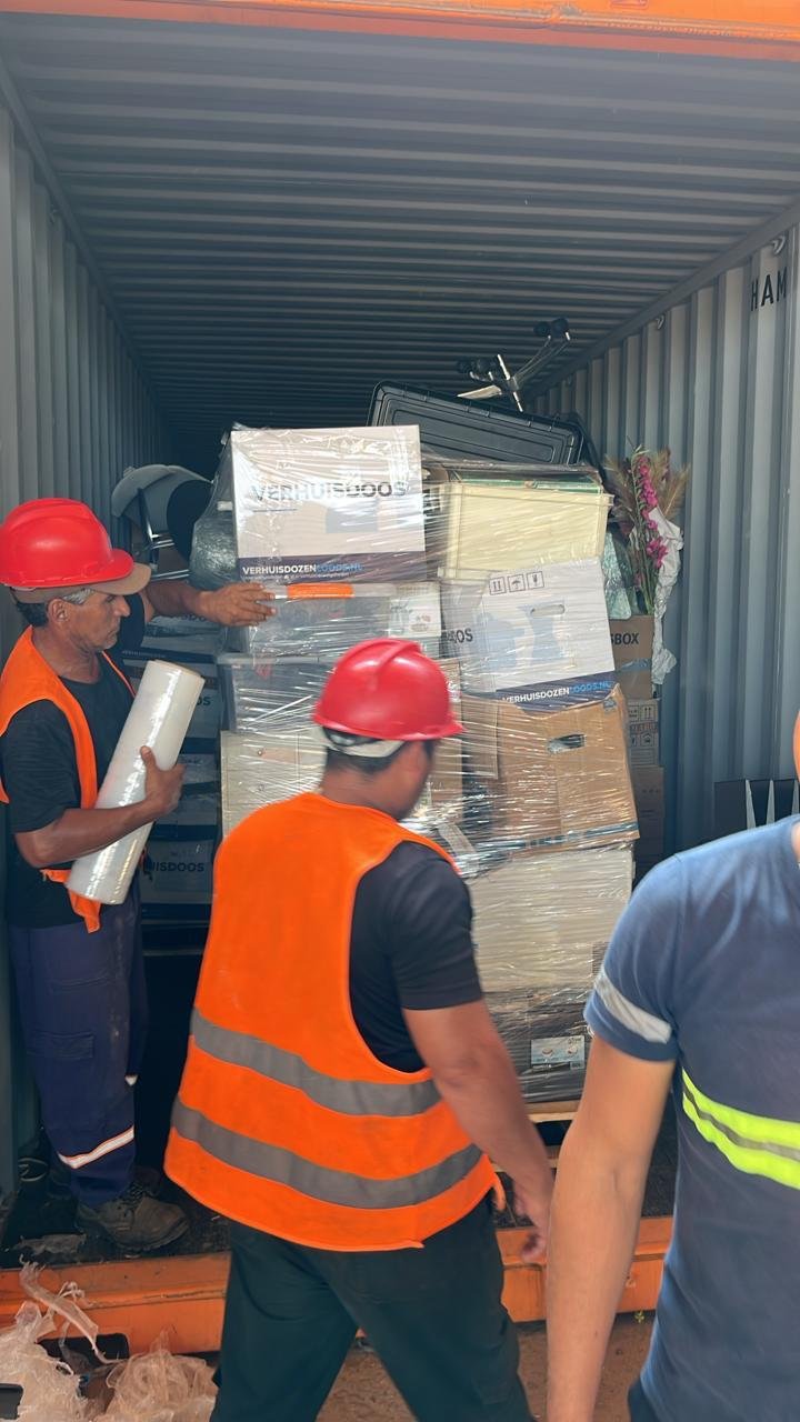 inpakken container in paraguay