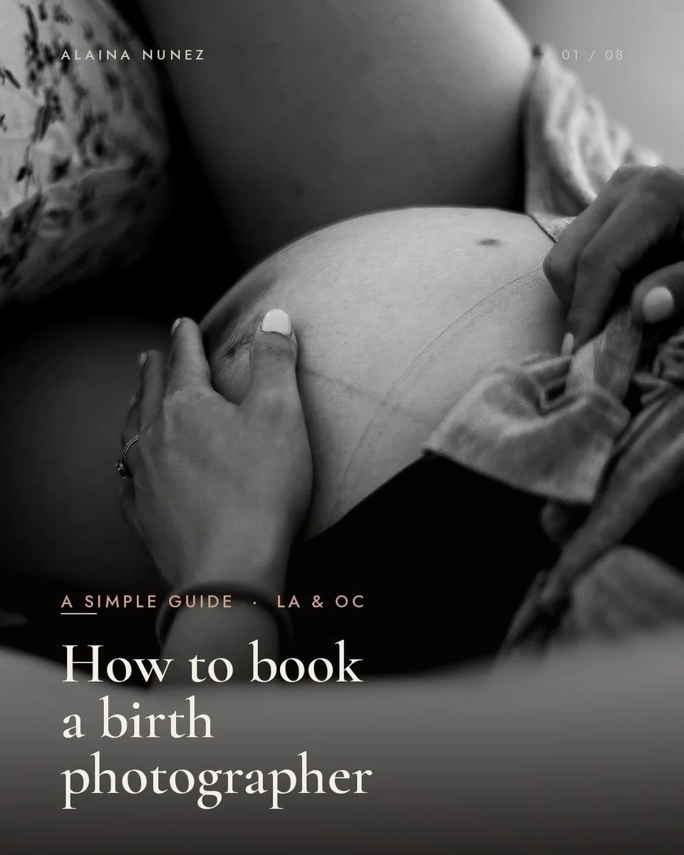 Booking a birth photographer can feel like one more thing on an already long list. It doesn&rsquo;t have to.

Here&rsquo;s exactly how it works with me:

&bull; Reach out for a free 20-minute chat
&bull; Submit your agreement + retainer to hold the d