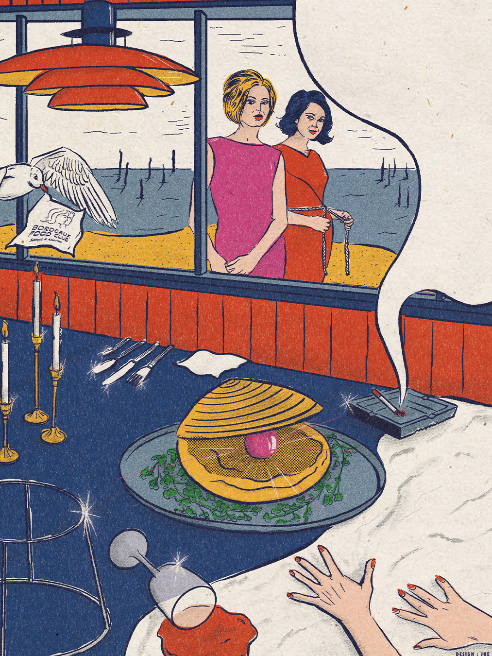 Bordeaux Food Club / illustration