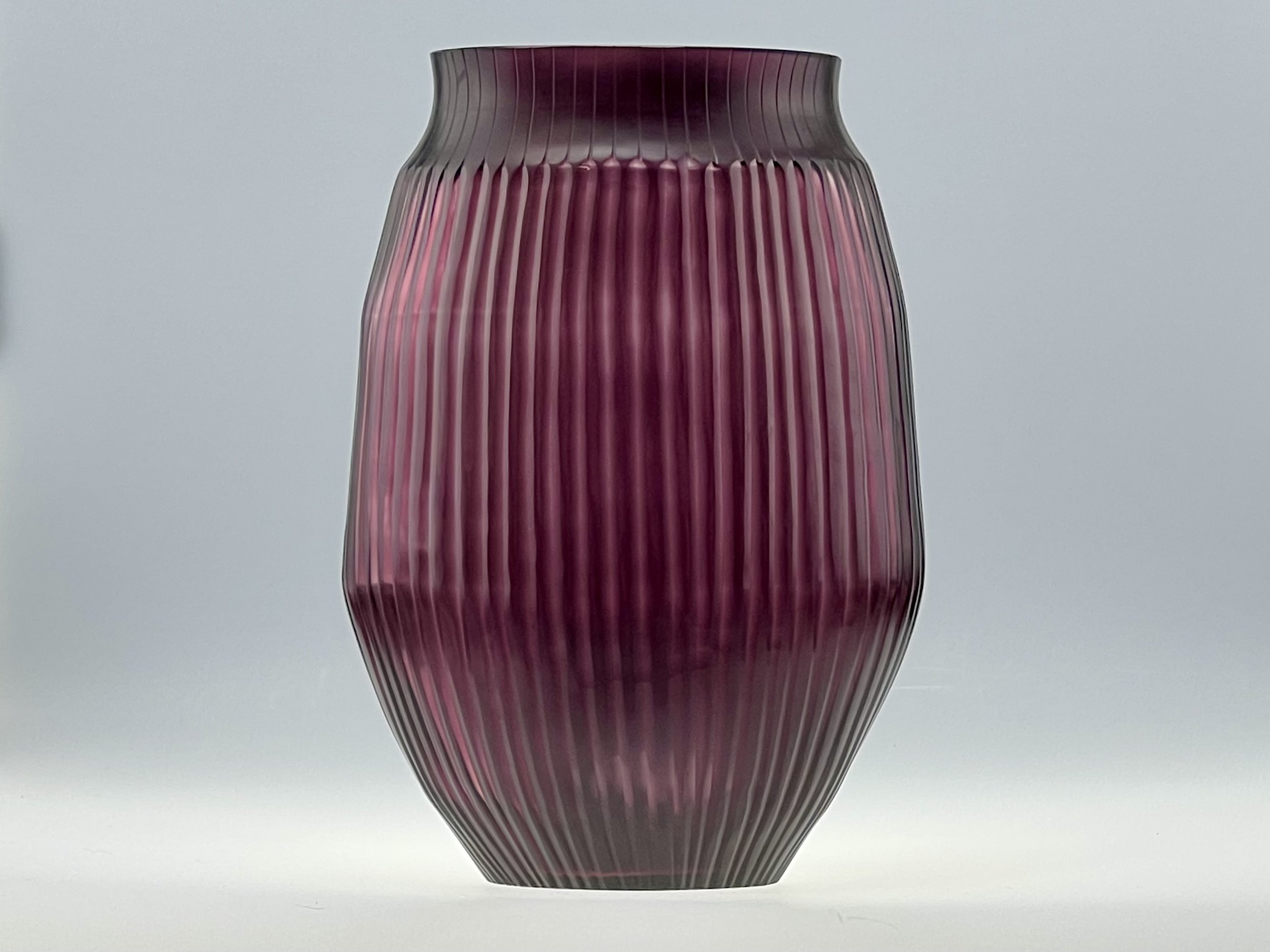 Brian Tunks Cut Glass Vase