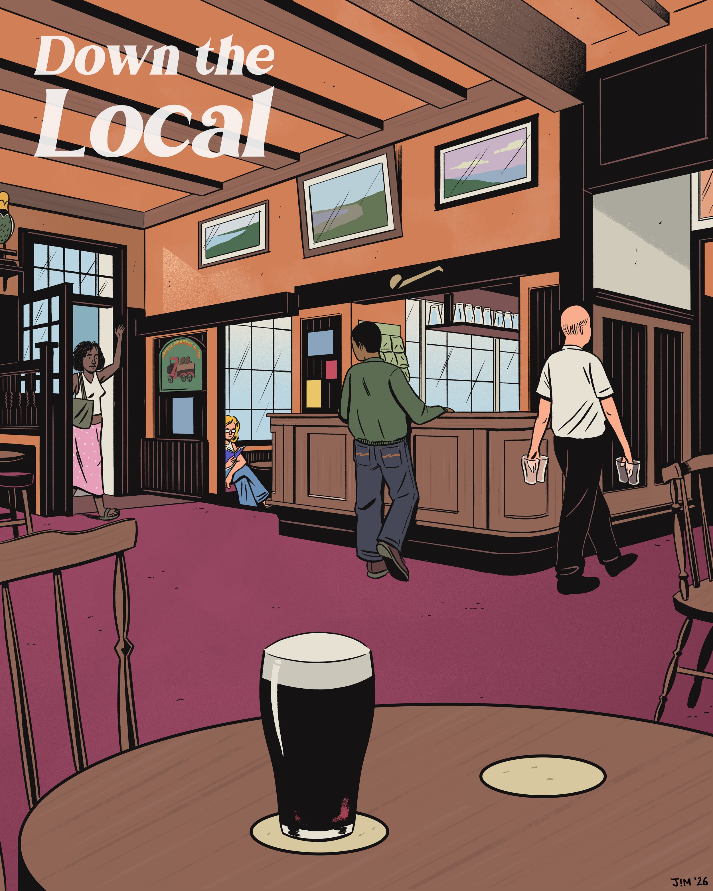 'Down the Local'
