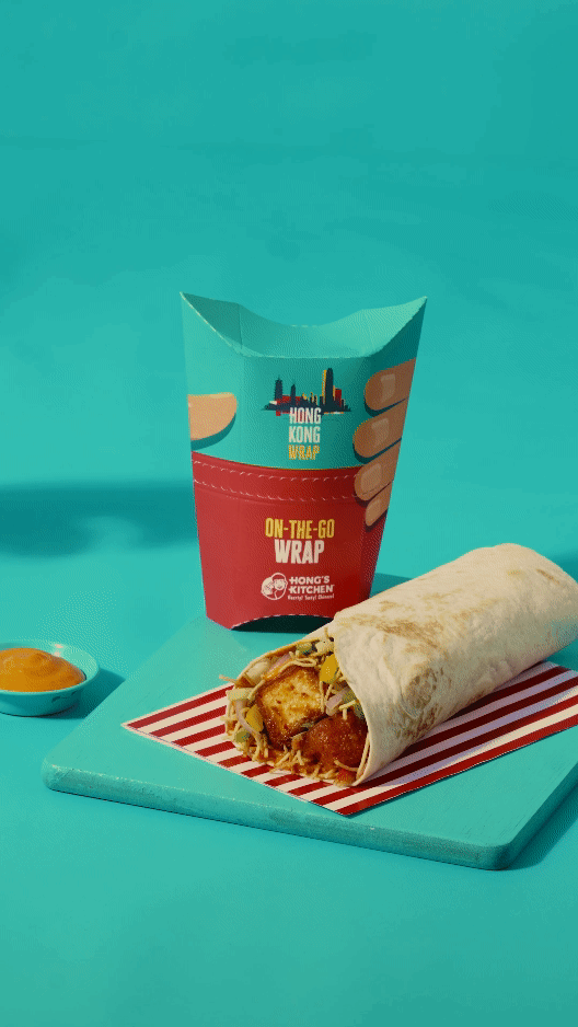 Chilli Chicken - Paneer Wrap.gif