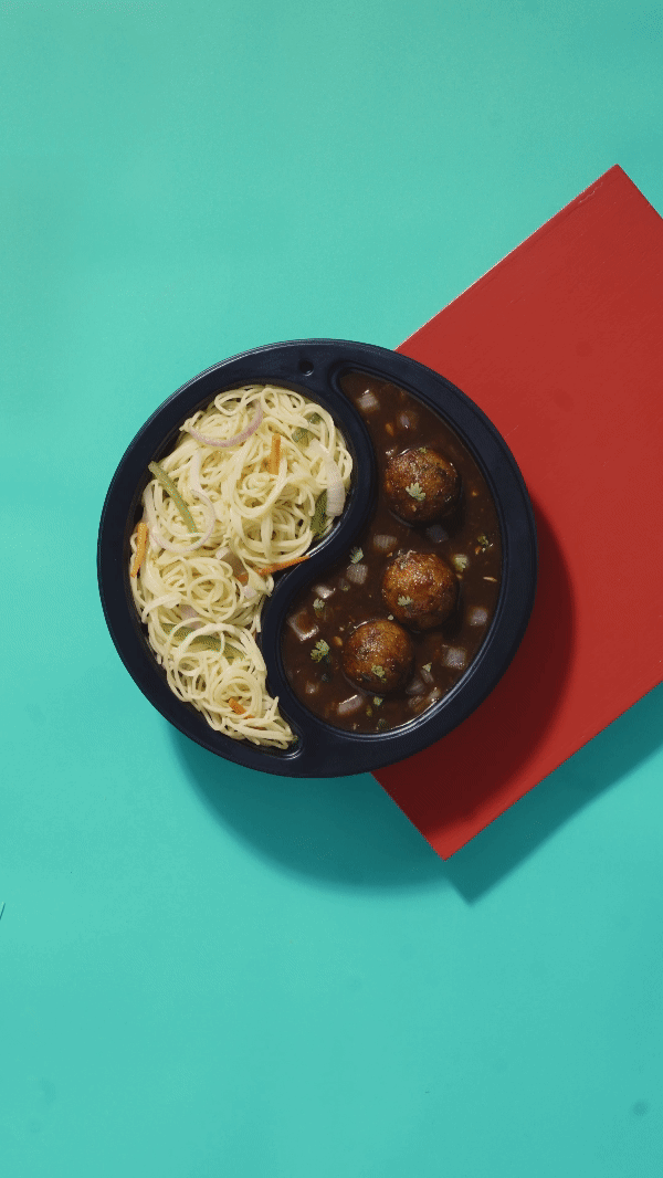 Veg Manchurian-Noodles Meal Combo.gif