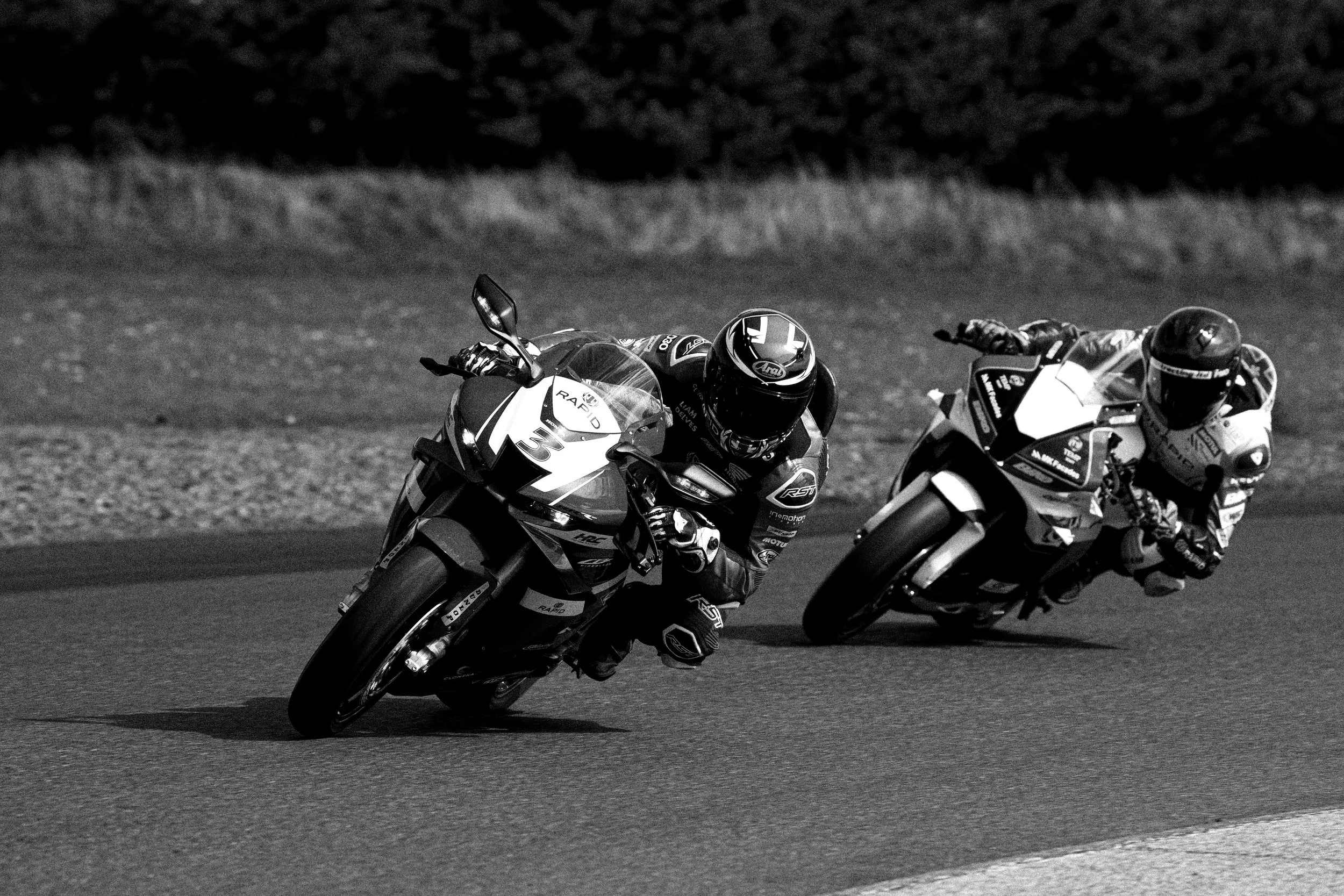 RAPID coach and rider on a fast open road