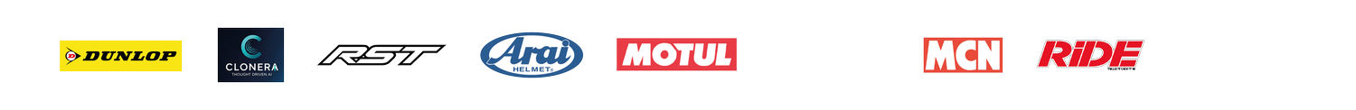 RAPID partners: Dunlop, RST, Arai, Motul, MCN, Ride and more