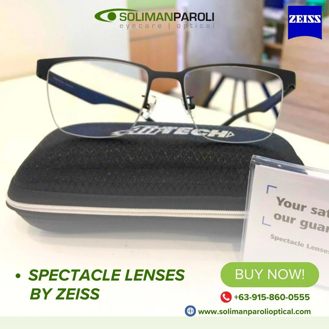 Here&rsquo;s the SPECTACLE LENSES BY ZEISS 🌟

💙These lenses are designed to protect your eyes from blue light and UV rays. We&rsquo;re dedicated to keeping your little one&rsquo;s vision sharp and healthy&mdash;every day!

💙Drop by Soliman Paroli 