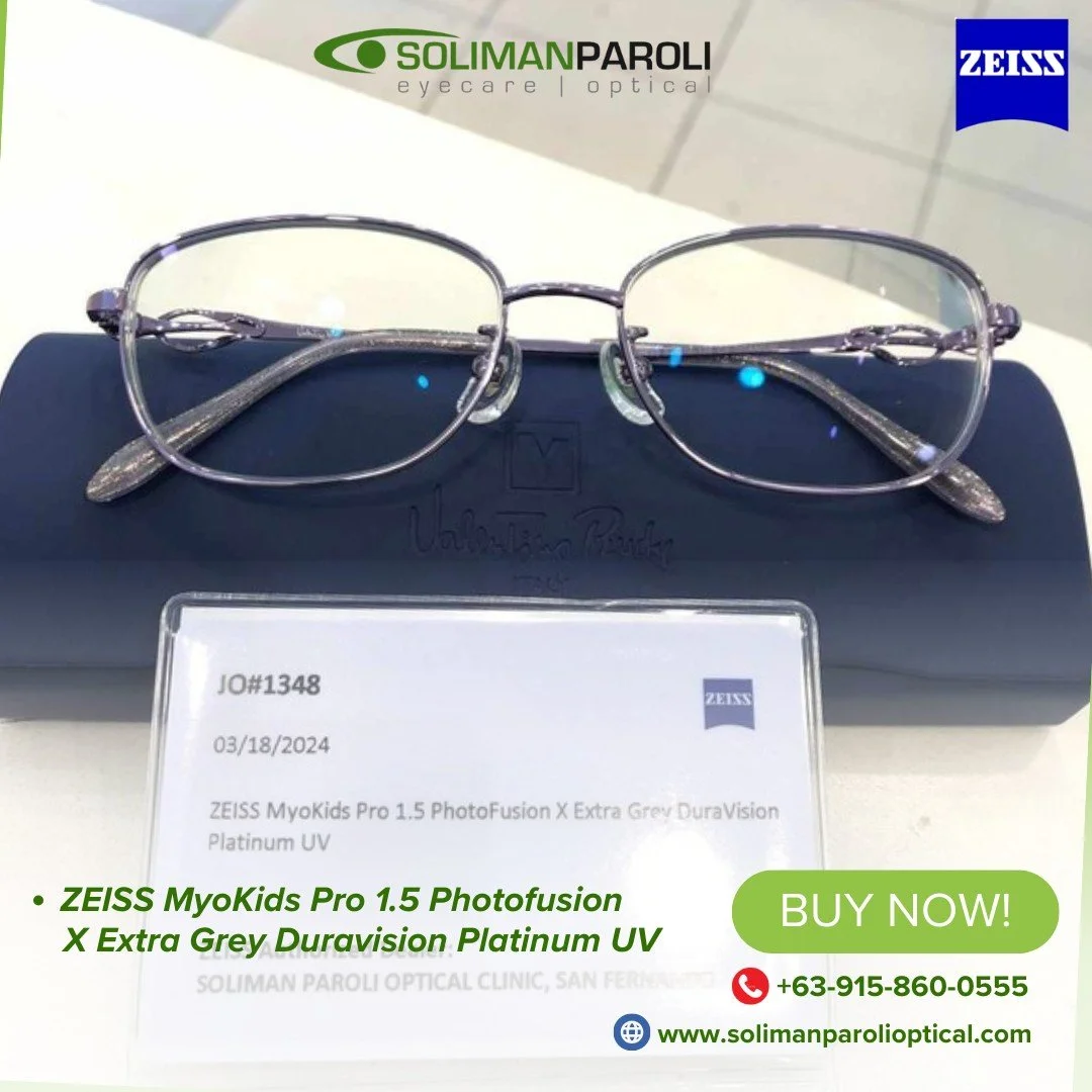 ✨_ZEISS MyoKids Pro 1.5 Photofusion X Extra Grey Duravision Platinum UV_ 👓

💙 Protect your child&rsquo;s vision from harmful blue light and UV rays while effectively managing myopia with these state-of-the-art lenses.

Trust Soliman Paroli Optical 