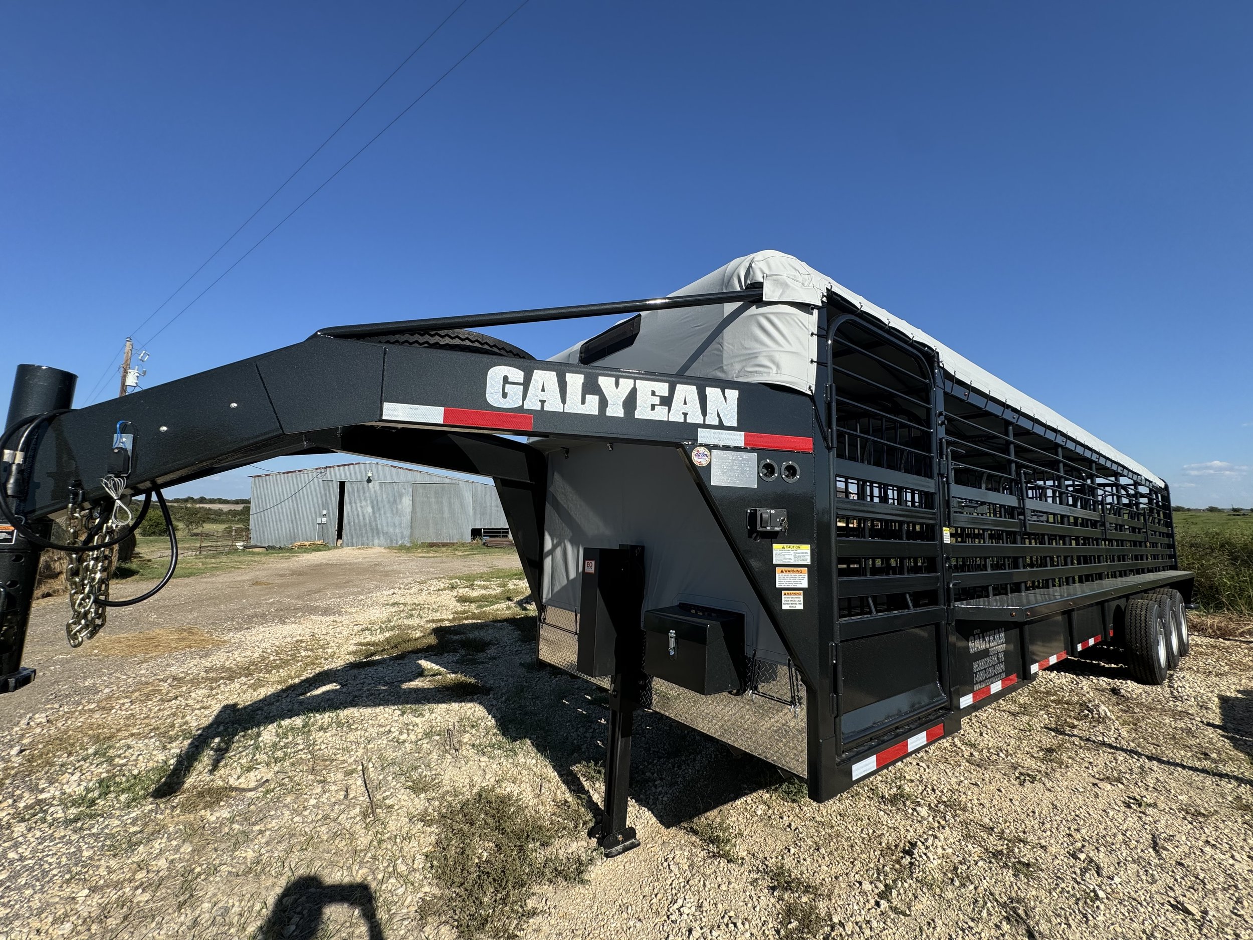 2024 Galyean 32x6-8 Livestock Trailer