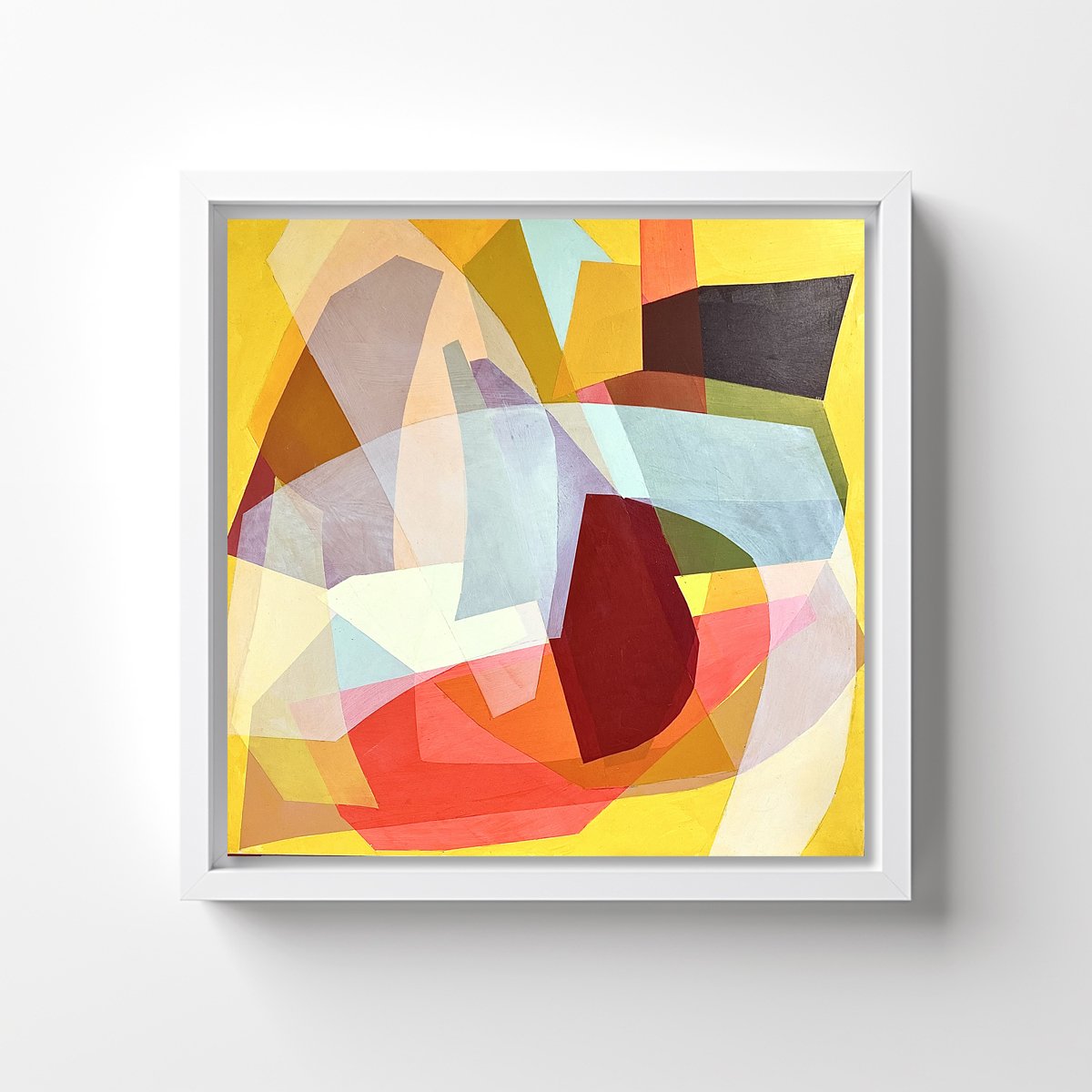 Zestilectric 2 by Caroline Crawford framed - Abstract painting for sale.jpg
