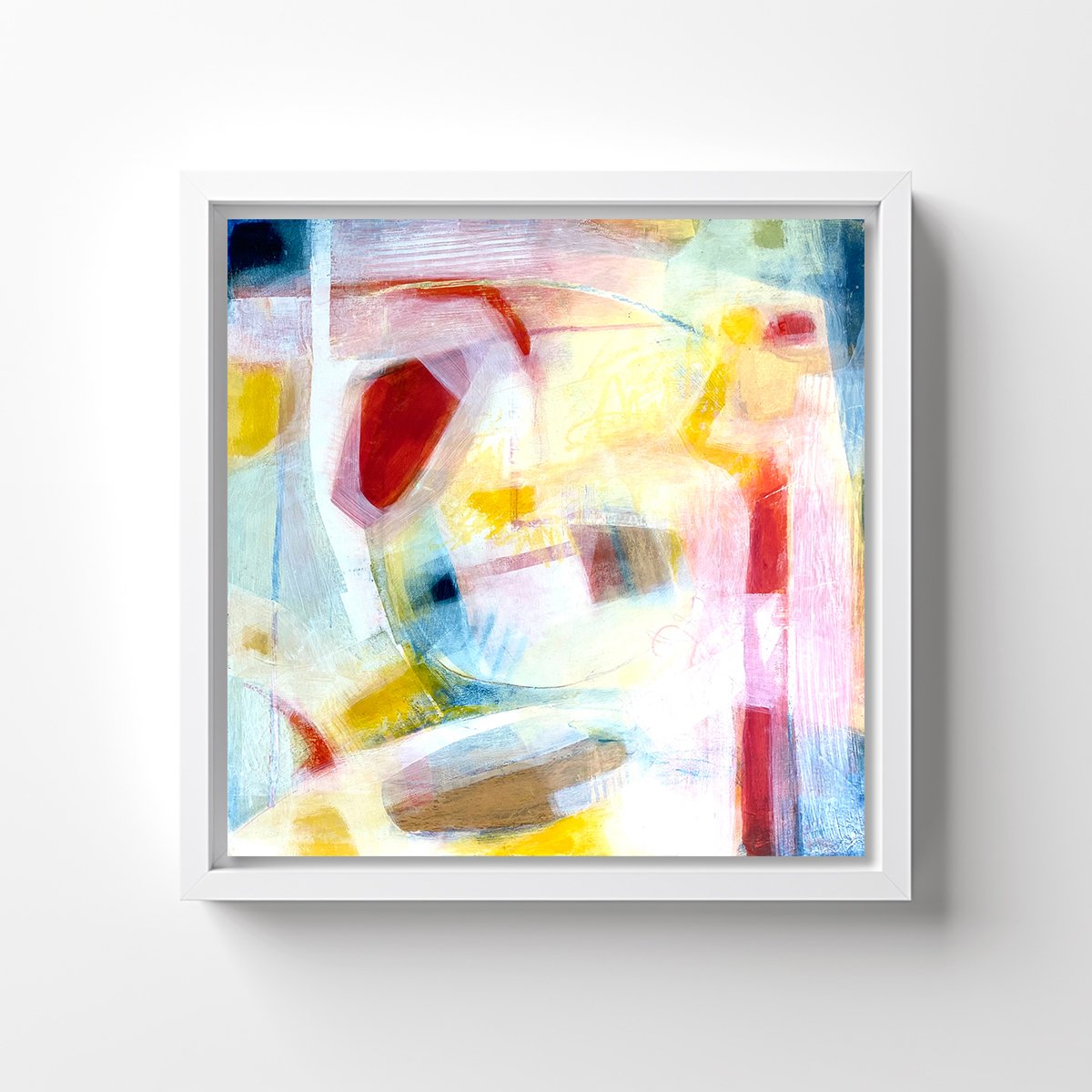 Blaze 2 by Caroline Crawford art on wall - Abstract painting for sale