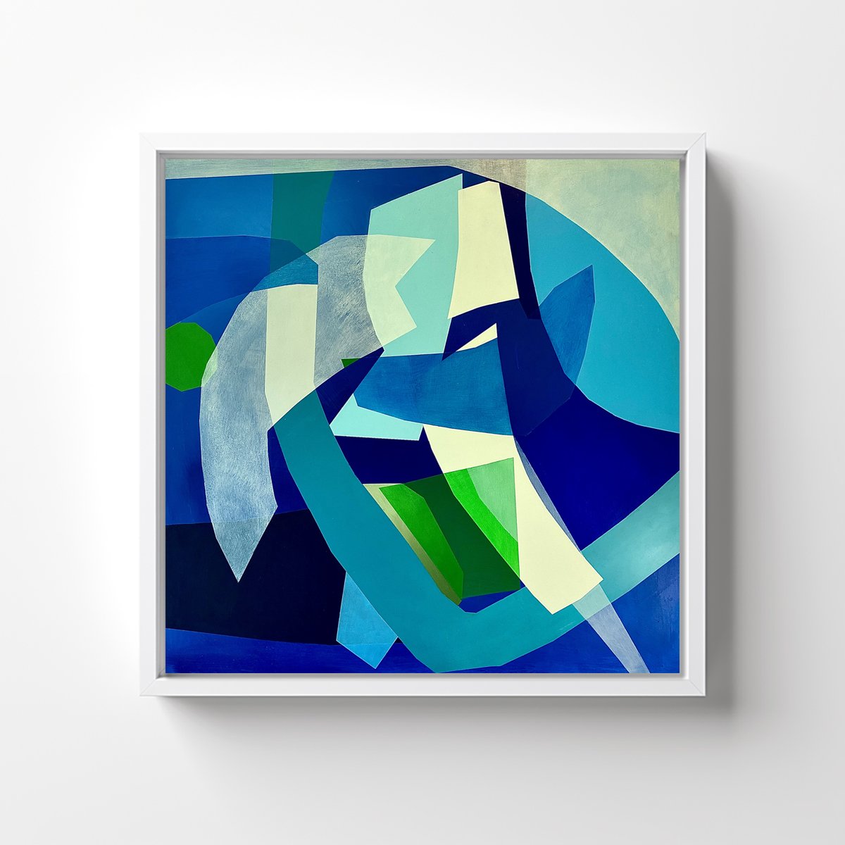 Odyssey by Caroline Crawford Art framed - Abstract painting for sale