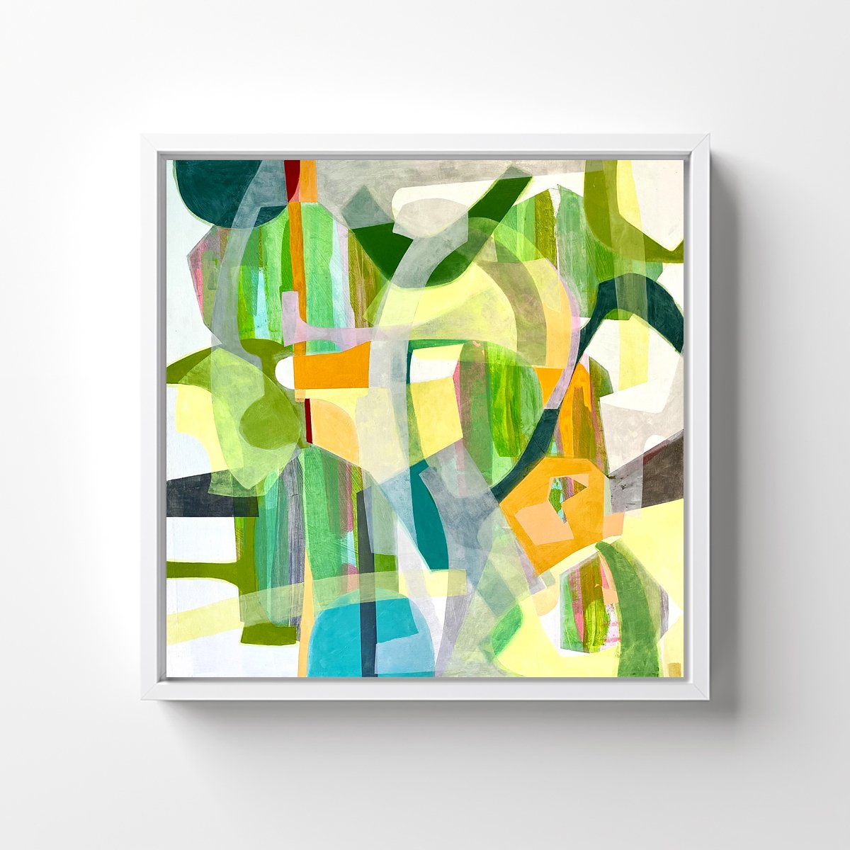 Tropic Botanic by Caroline Crawford Art framed - Abstract painting for sale