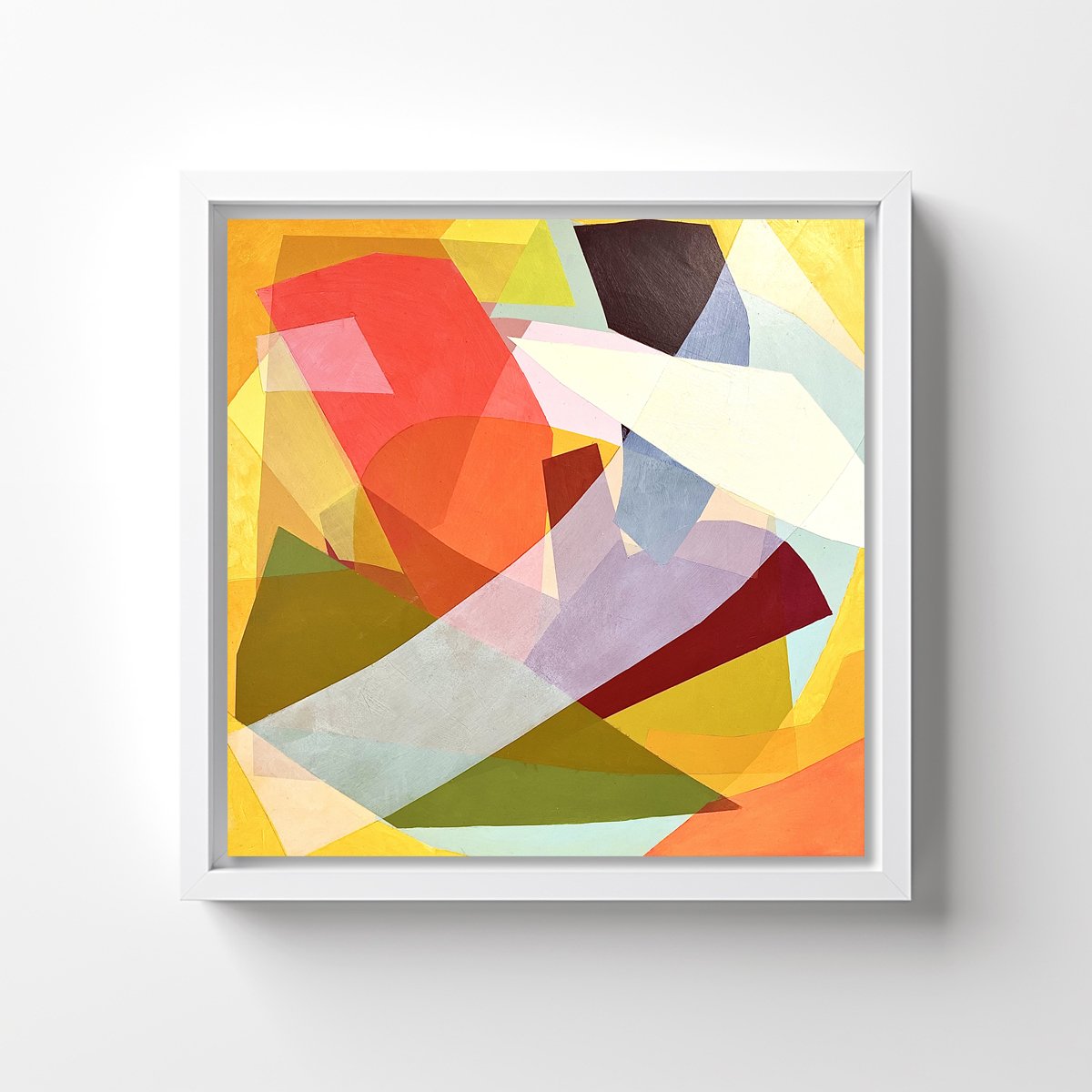 Zestilectric 1 by Caroline Crawford framed - Abstract painting for sale.jpg