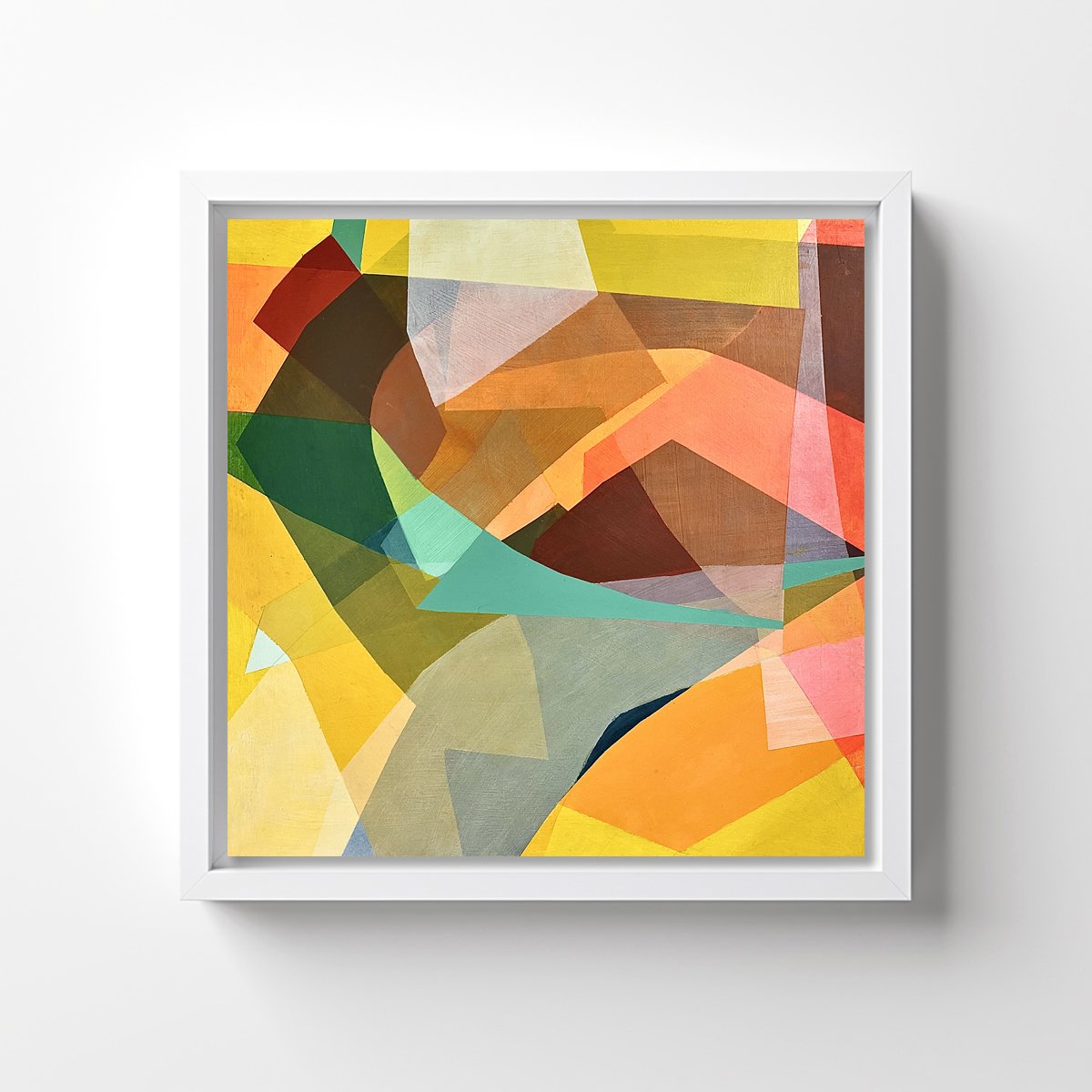 Colourpunch 4 by Caroline Crawford framed - Abstract painting for sale.jpg
