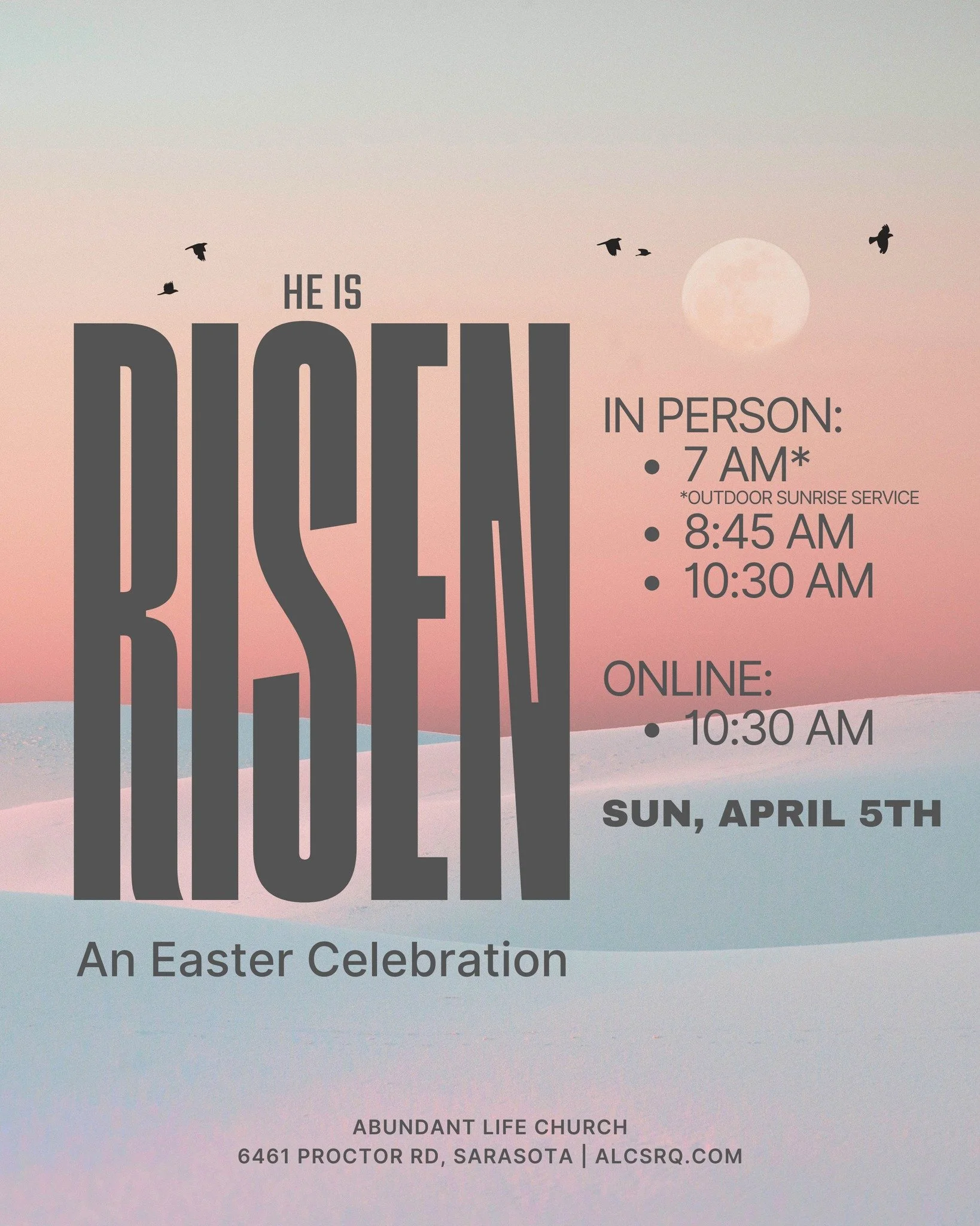 You're Invited to our #eastersunday celebration!