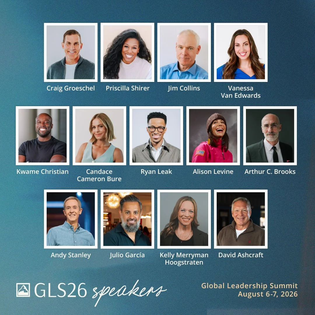 Join us for this year's GLOBAL LEADERSHIP SUMMIT.

At the 2026 Global Leadership Summit you&rsquo;ll be equipped and inspired to lead where you are. The early bird special pricing ends soon! 

Visit ALCSRQ.com to reserve your spot.