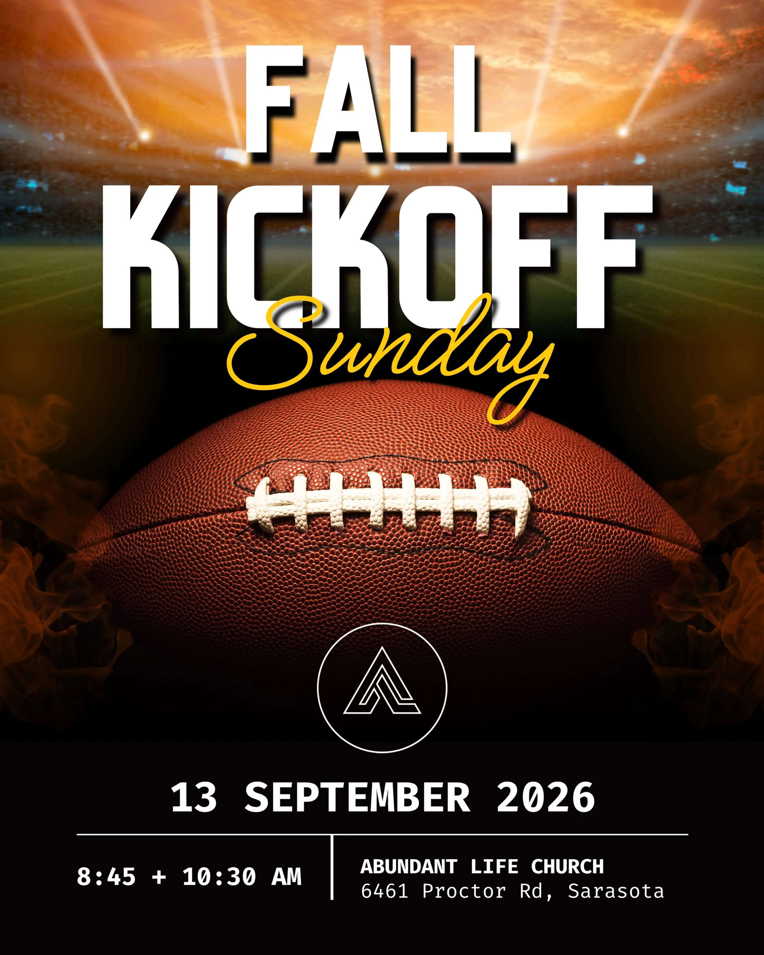 Sept 13 - mark your calendars!