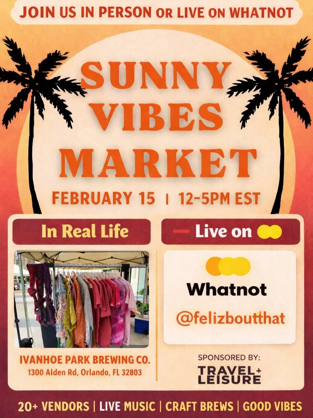 ✨ SUNNY VIBES MARKET ✨ by @elevatelocalshops at @ivanhoeparkbrew 

This one&rsquo;s for the vintage lovers, handmade dreamers, and luxury collectors 🤍
Come shop one-of-a-kind handmade pieces, thoughtfully curated preloved &amp; unused luxury, and fe