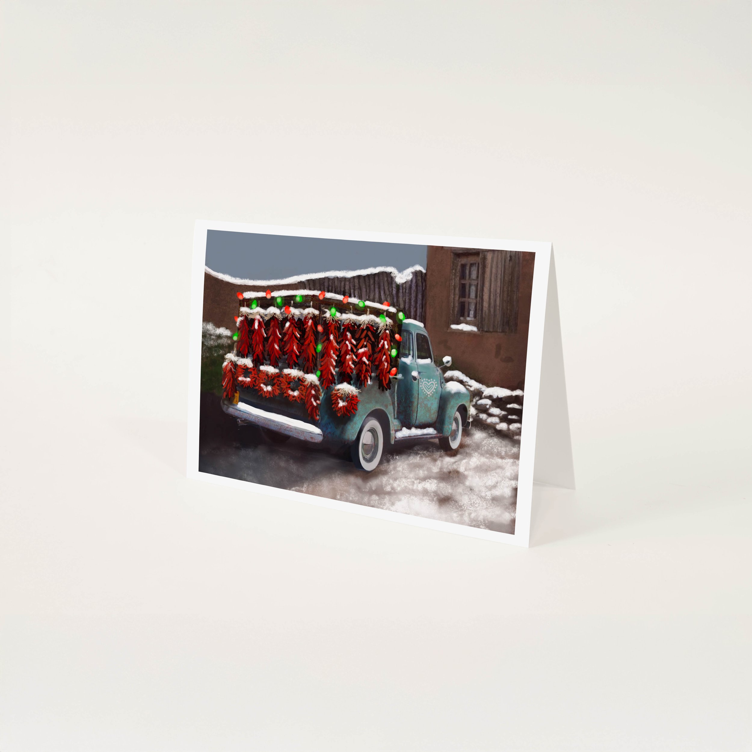Chimayo Christmas 5x7 Greeting Card