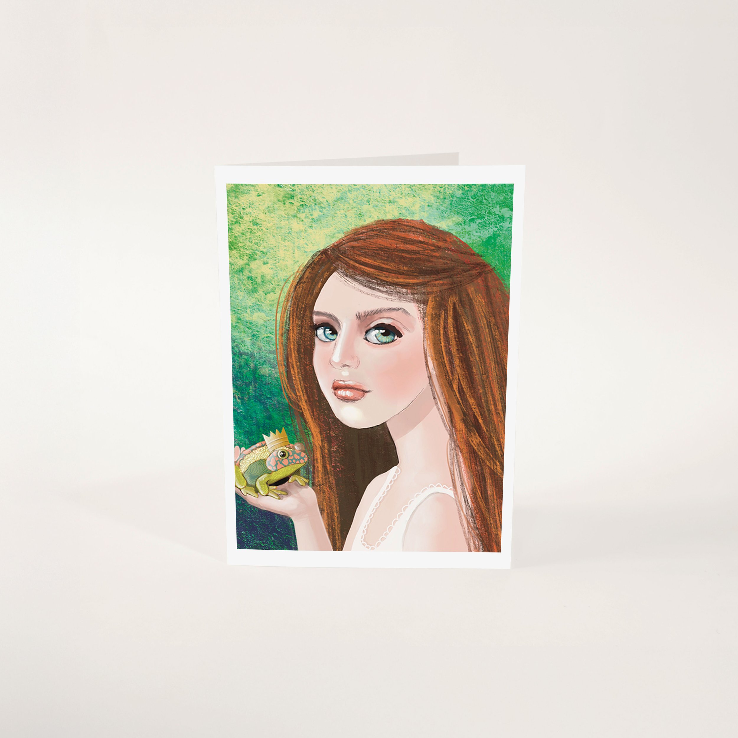 Frog Prince 5x7 Greeting Card